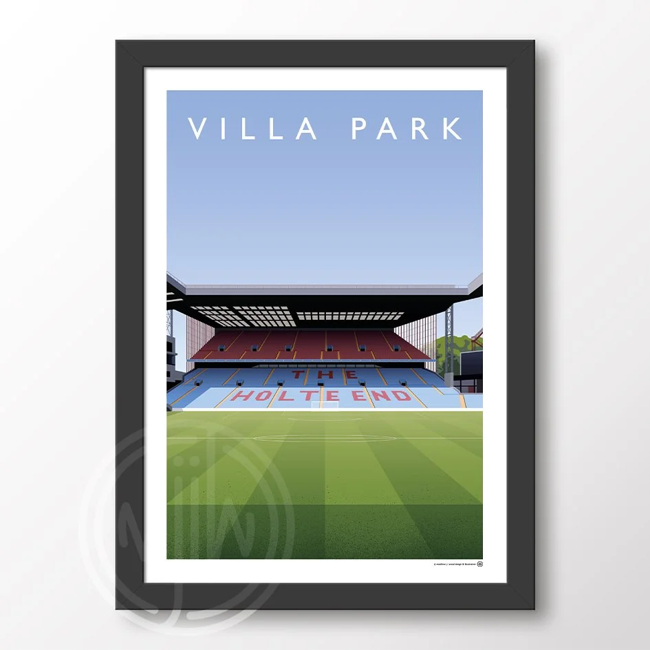 Aston Villa, Villa Park The Holte End Poster