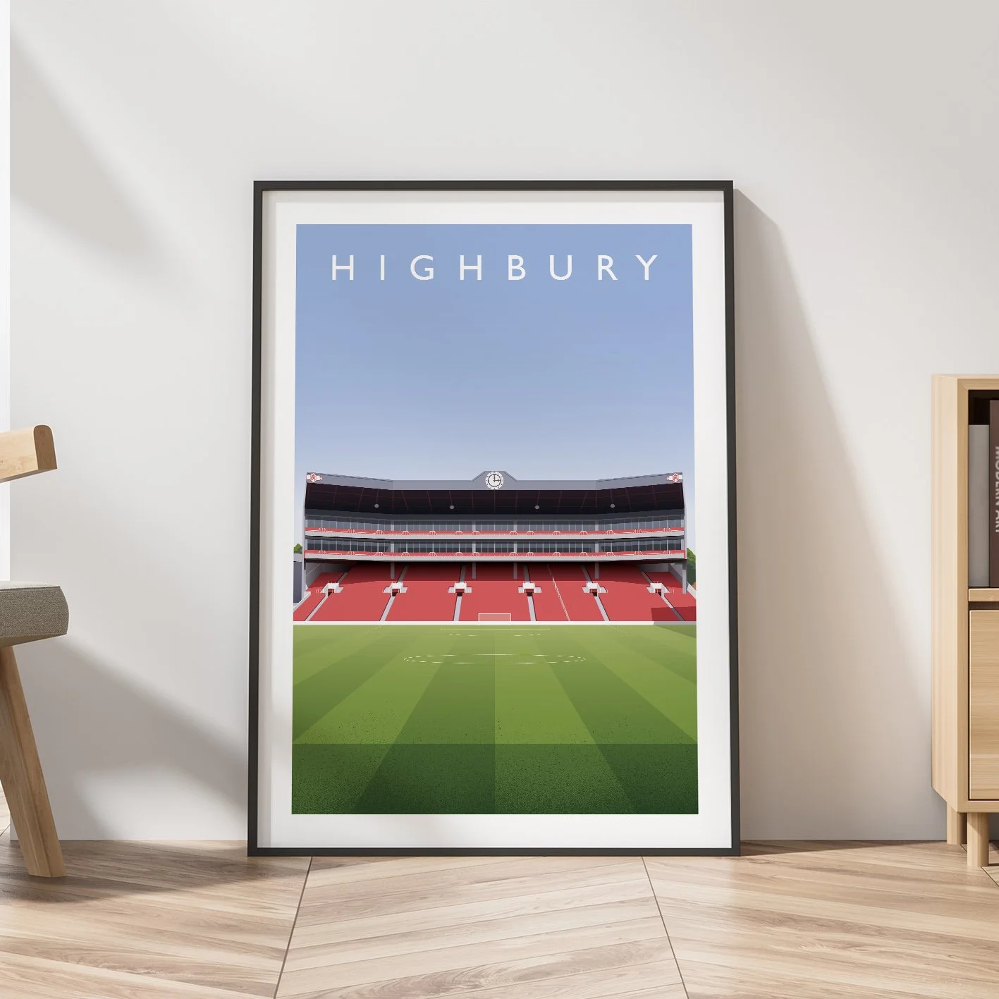AFC Highbury - Clock End Poster CW