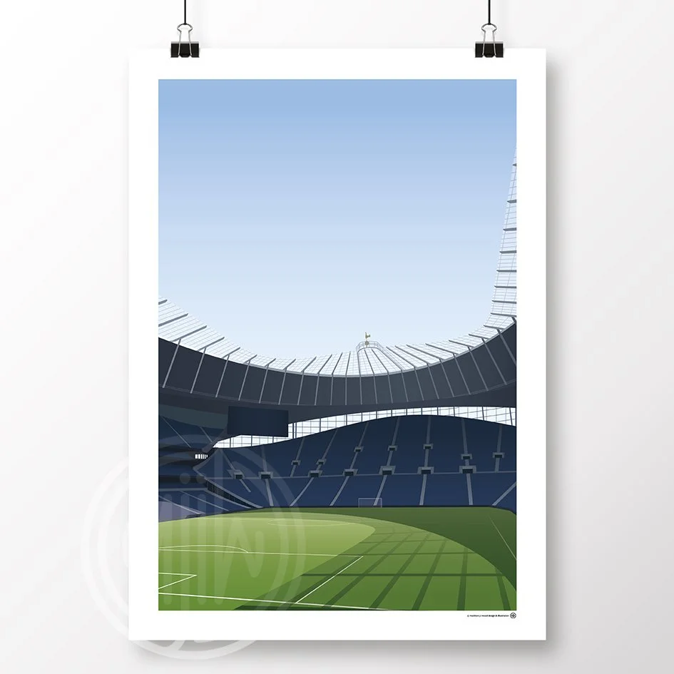Tottenham Stadium - The New White Hart Lane Poster