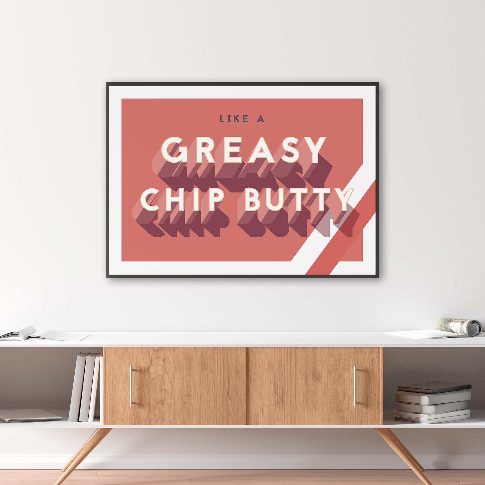 Sheffield United 'Greasy Chip Butty' Poster