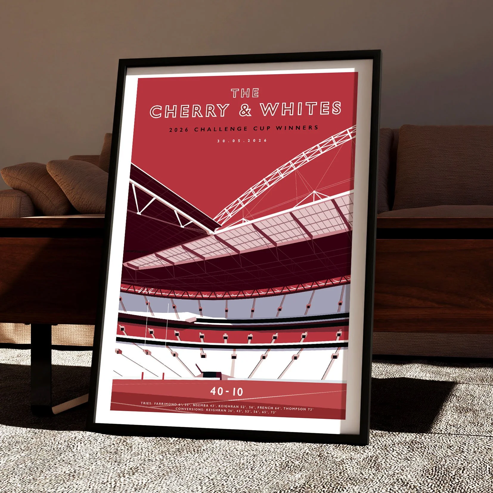 Wigan Warriors The Cherry & Whites Wembley 2026 Poster.jpg
