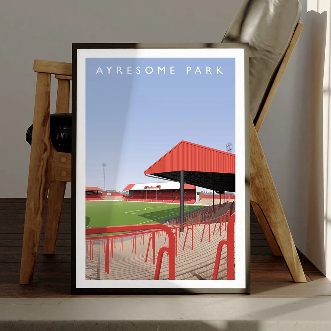 Middlesbrough Ayresome Park Holgate End Poster