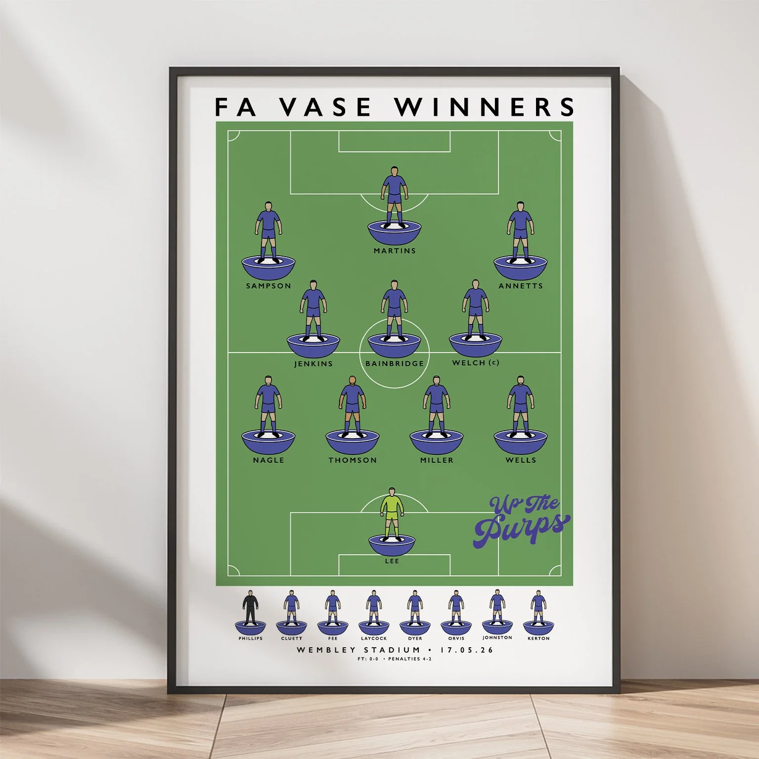 AFC Stoneham FA Vase Winners Poster
