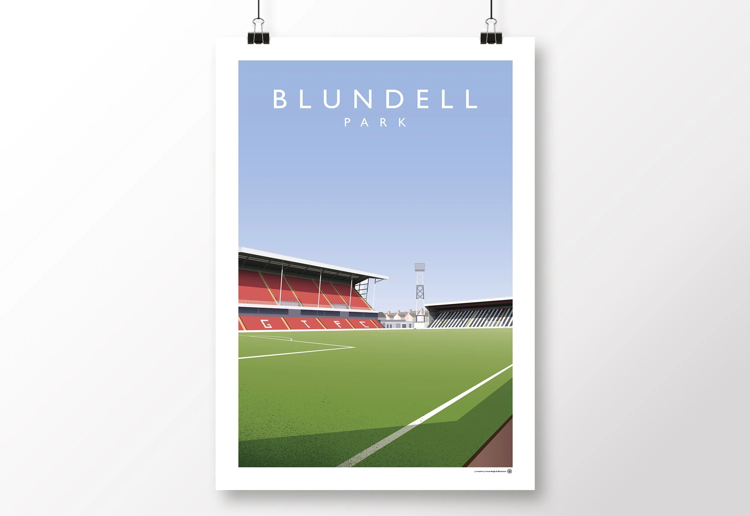 *Sale* Grimsby Blundell Park Poster