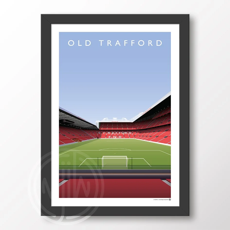Manchester United Old Trafford Poster