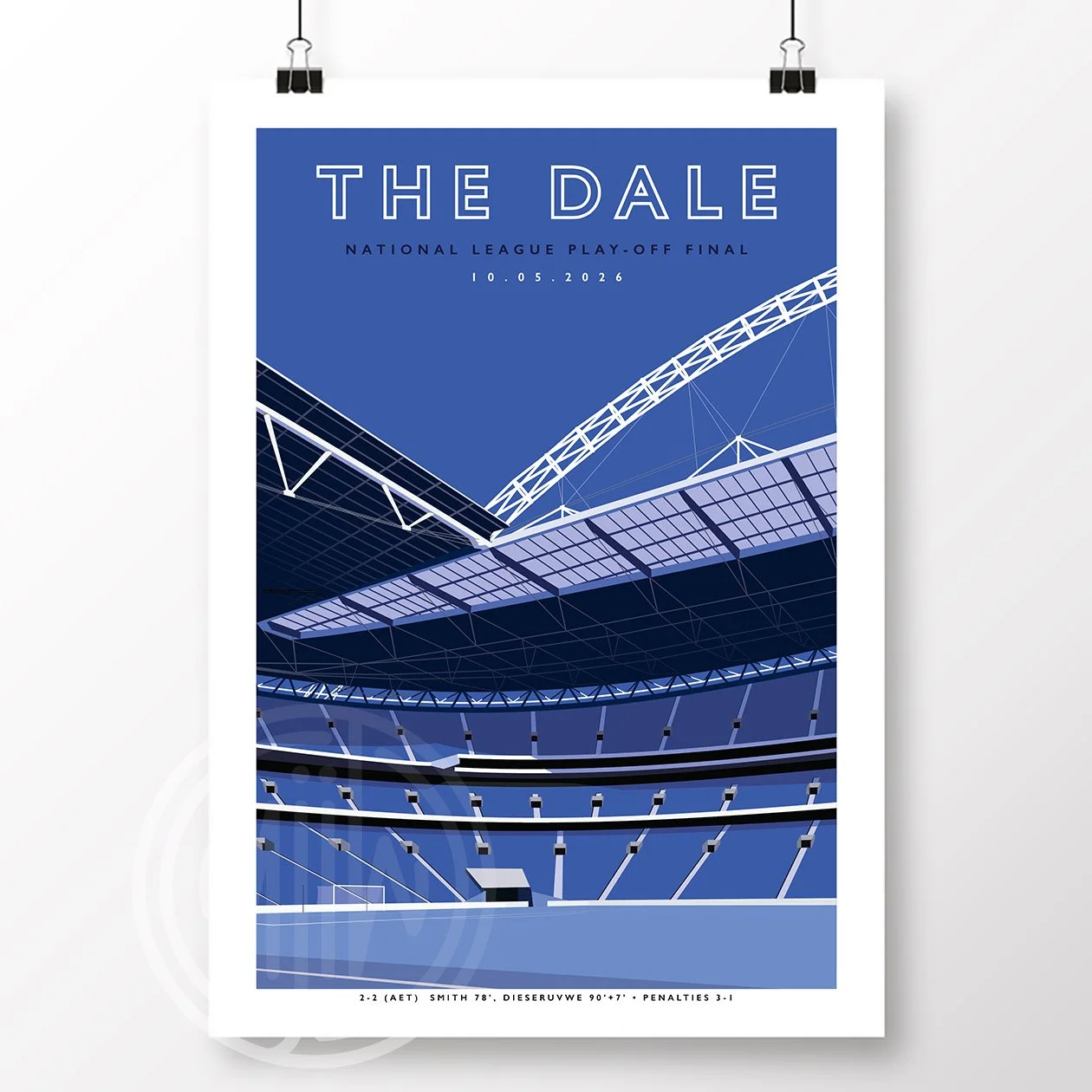 Rochdale AFC The Dale Wembley 2026 Poster