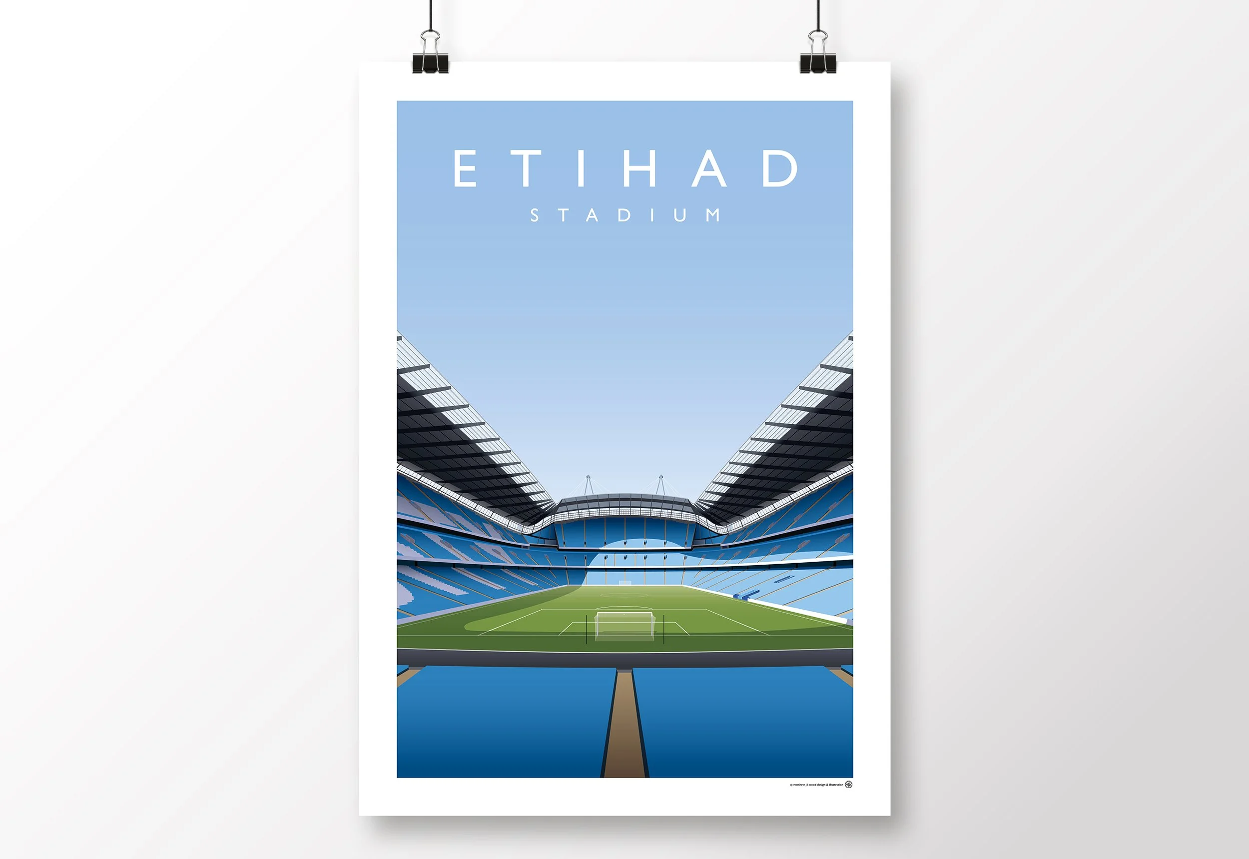 *SALE* Manchester City Etihad Stadium Poster