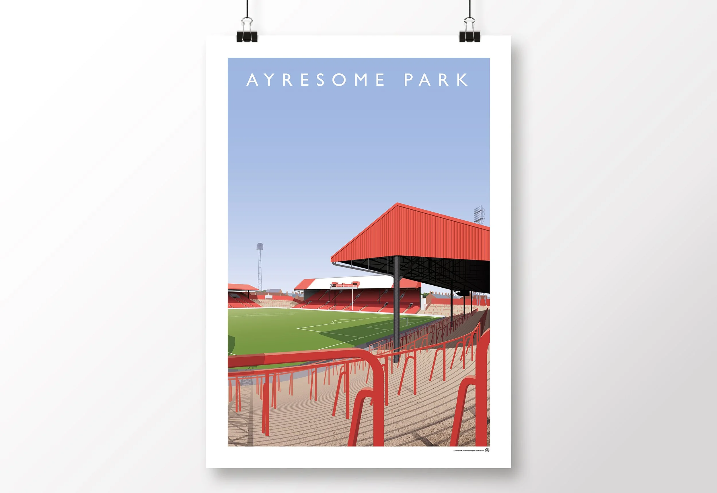 *Sale* Middlesbrough Ayresome Park Holgate End Poster