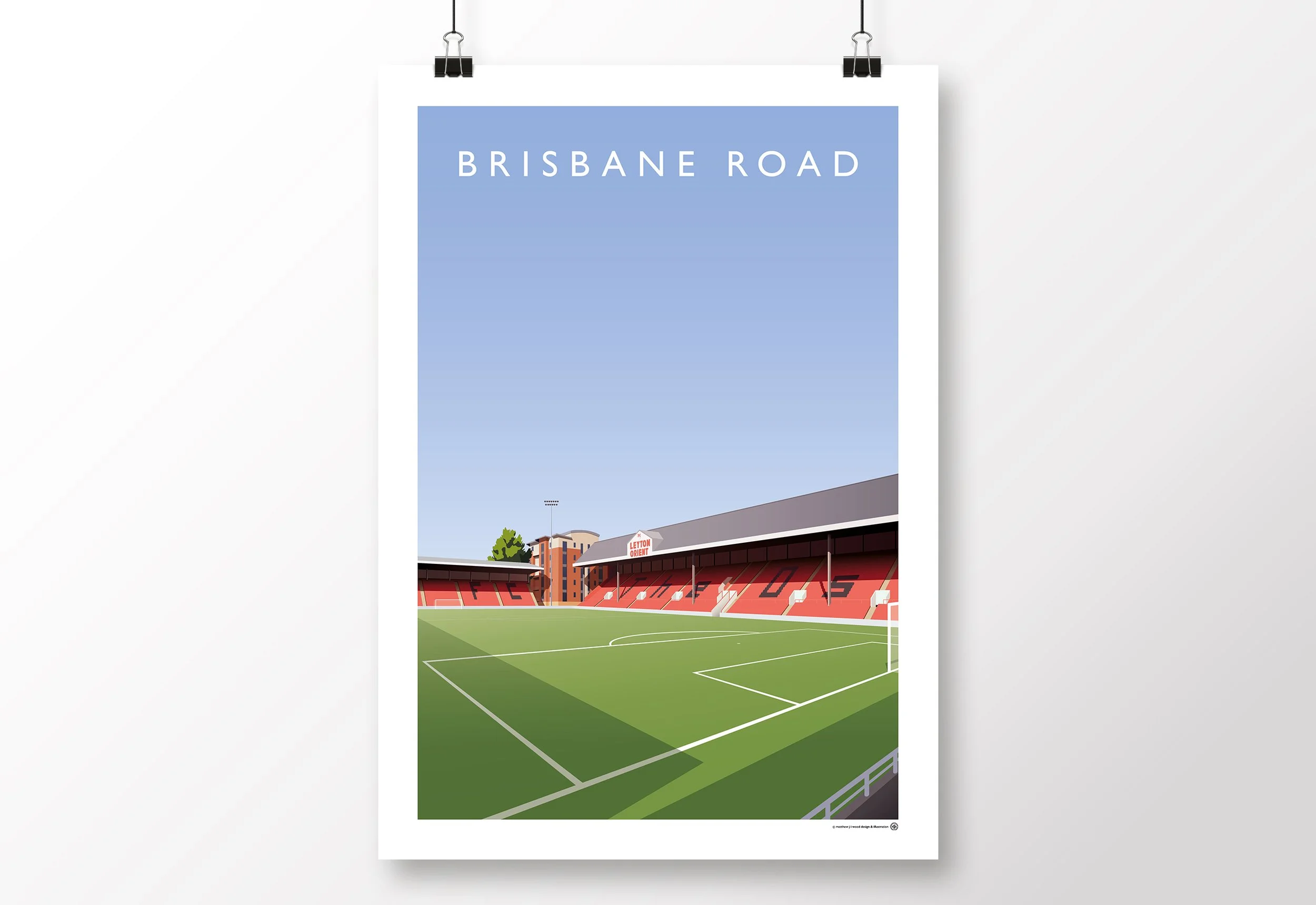 *SALE* Leyton Orient Brisbane Road Poster