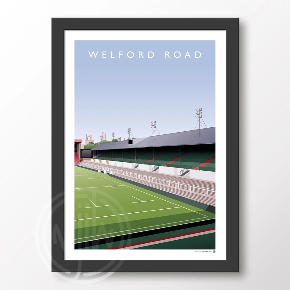 Welford Road Leicester Tigers Poster