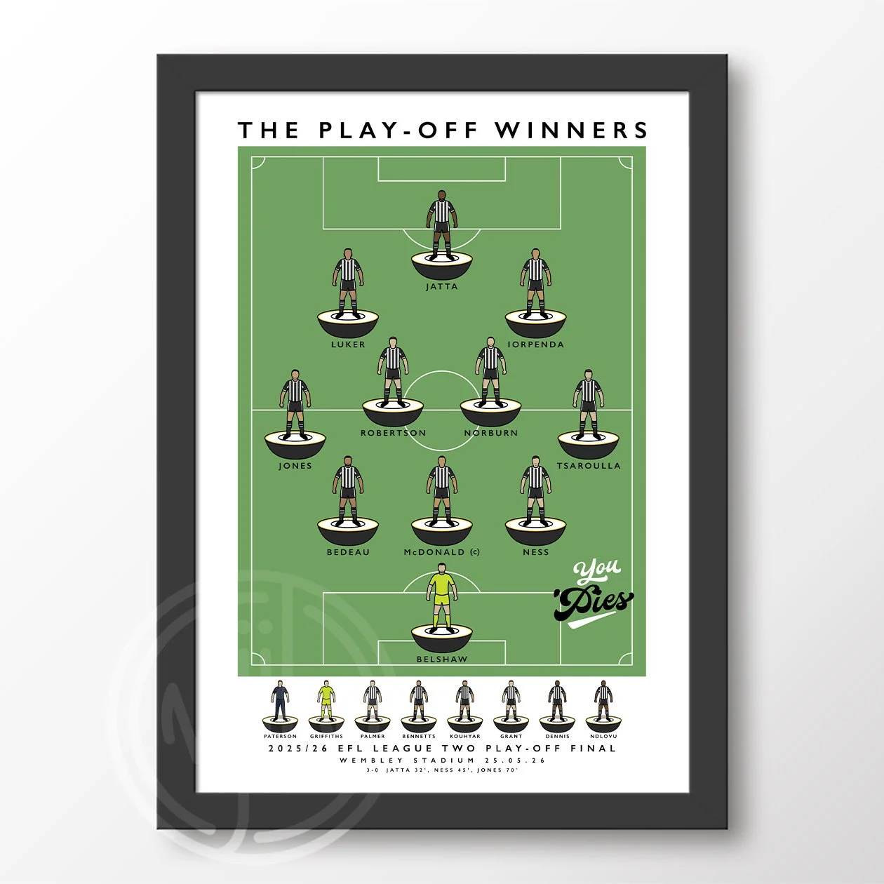 Notts County The Play-Off Winners 2026 Poster