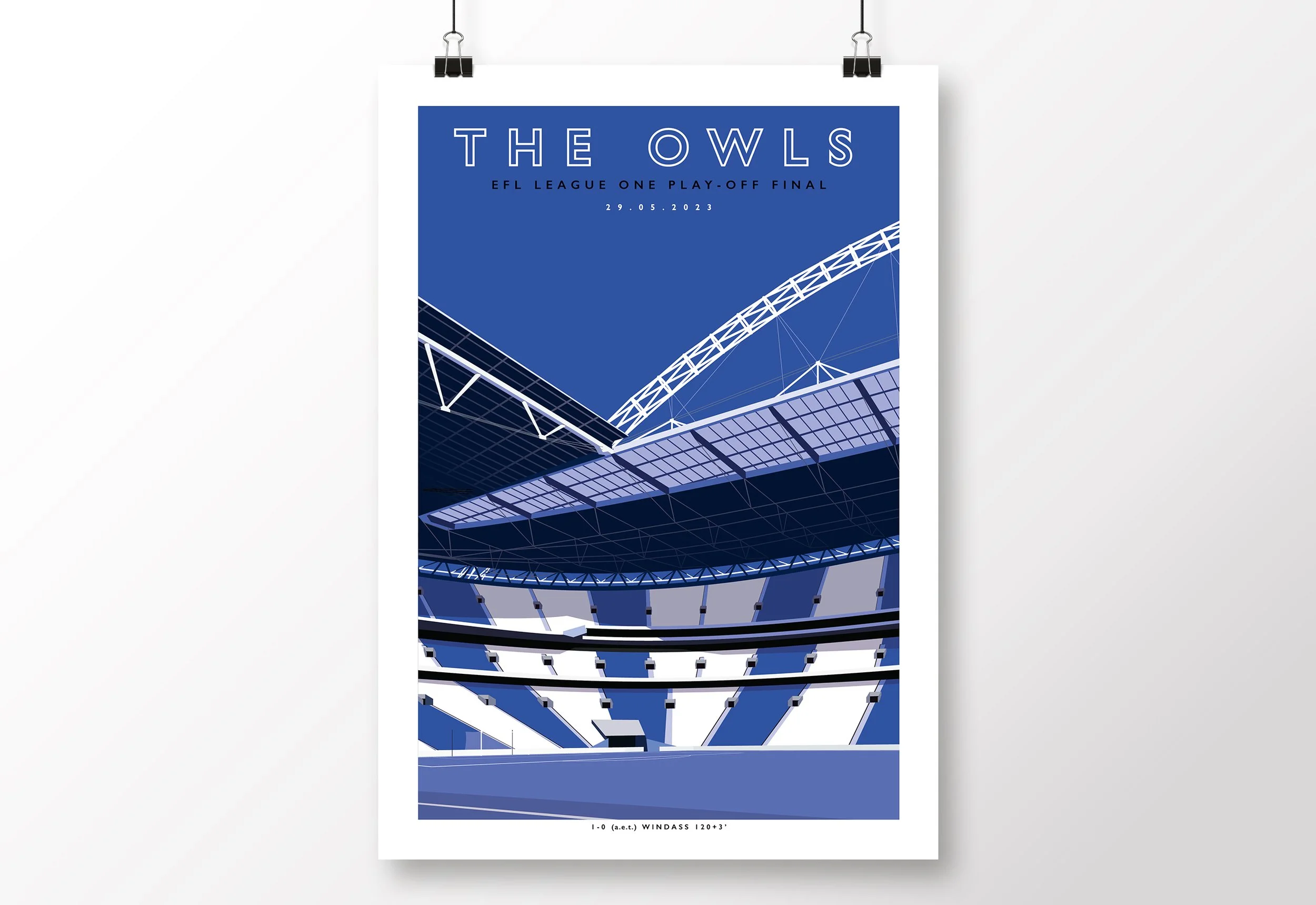 *Sale* Sheffield Wednesday The Owls Wembley Poster
