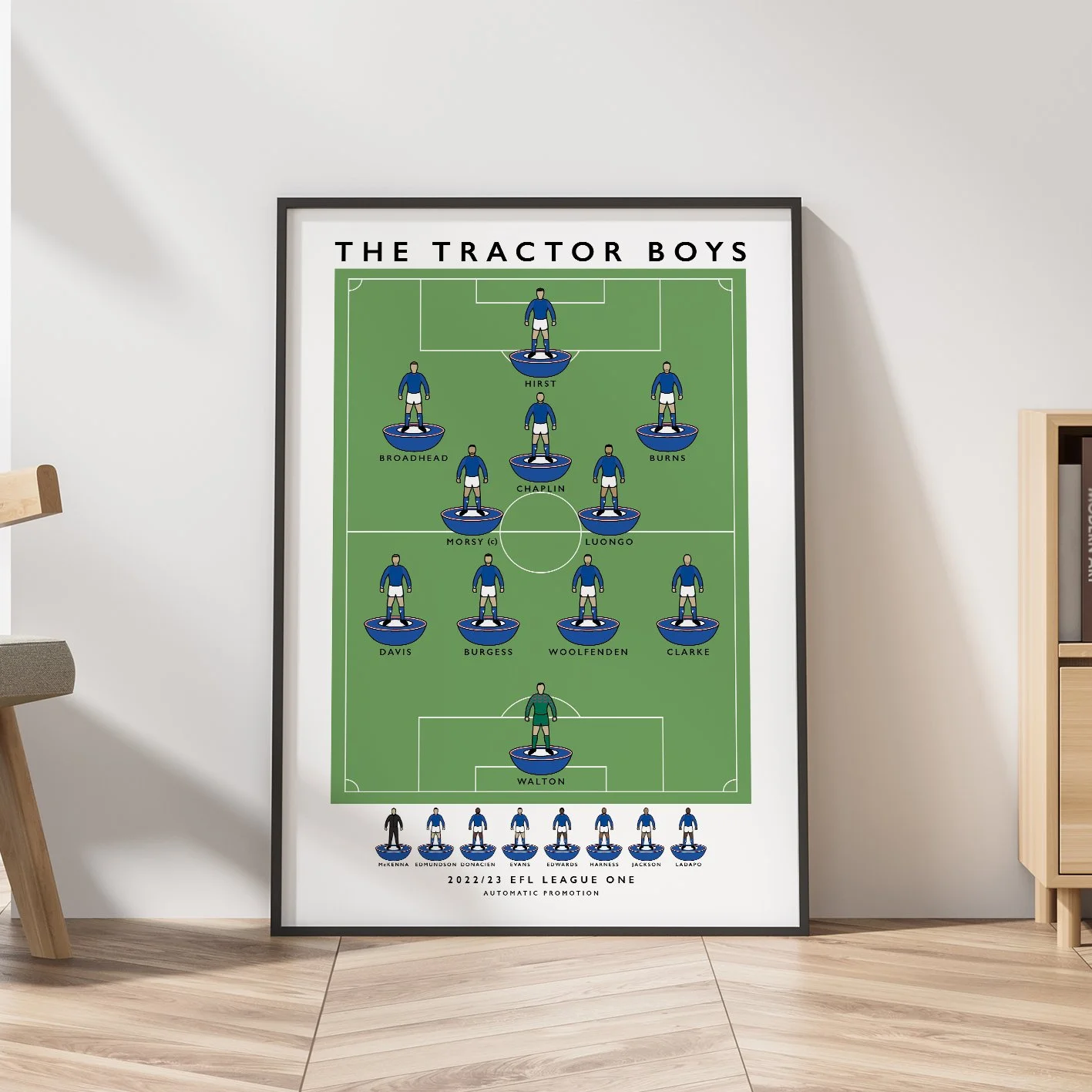Ipswich Town The Tractor Boys 22/23 Poster