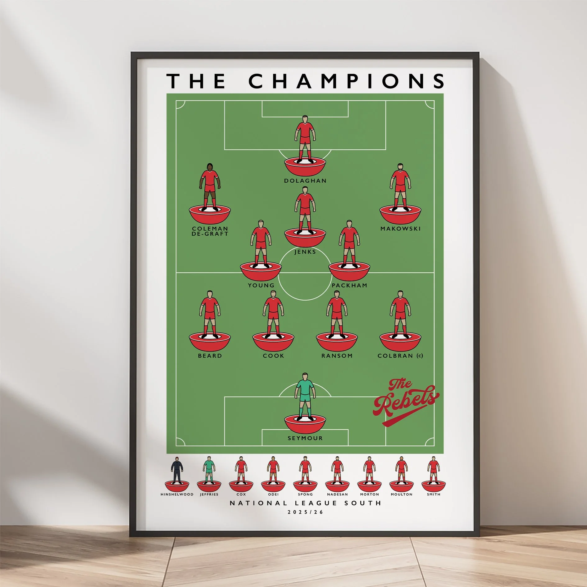 Worthing FC The Champions 25/26 Poster