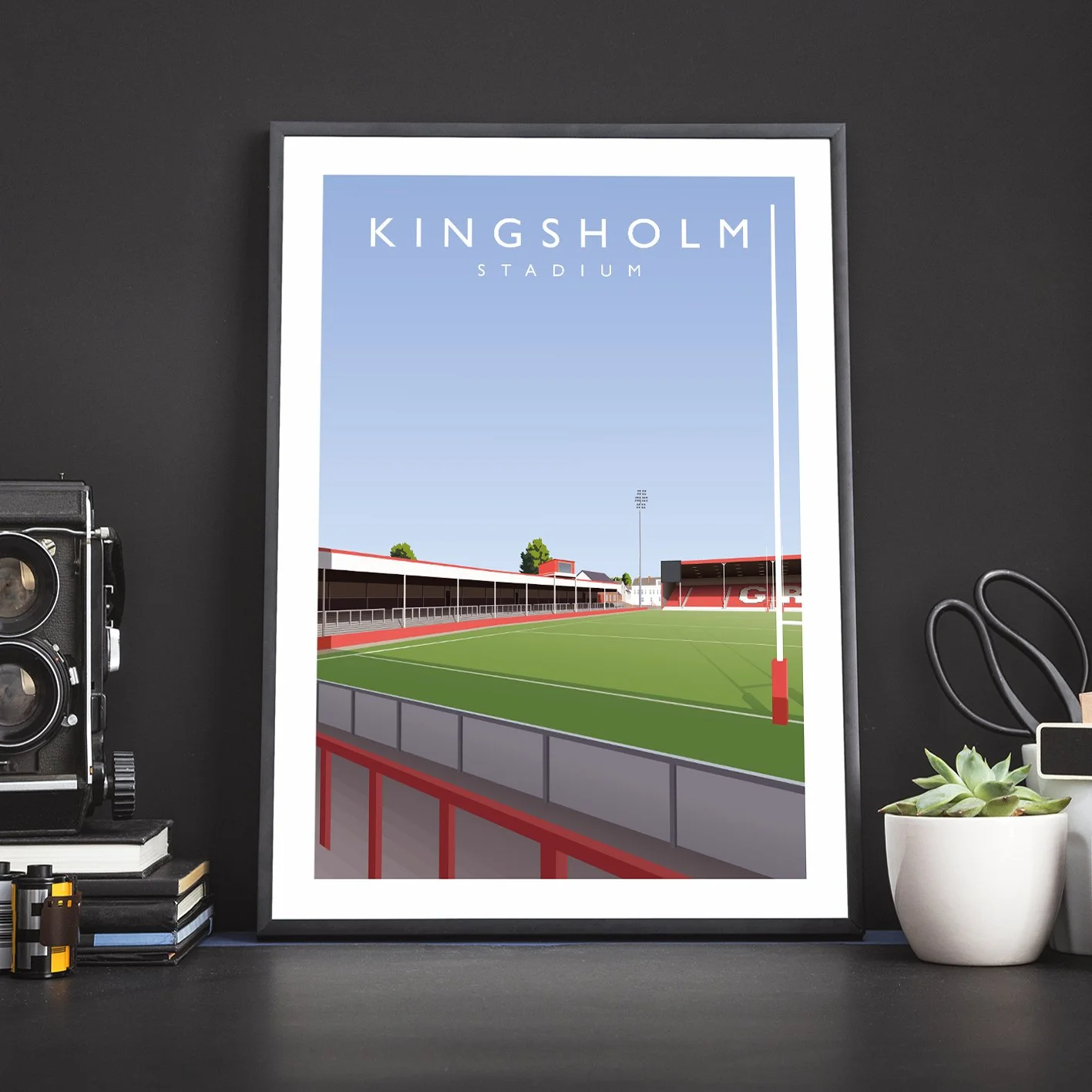 Kingsholm Stadium Rugby Poster photo 2.jpg