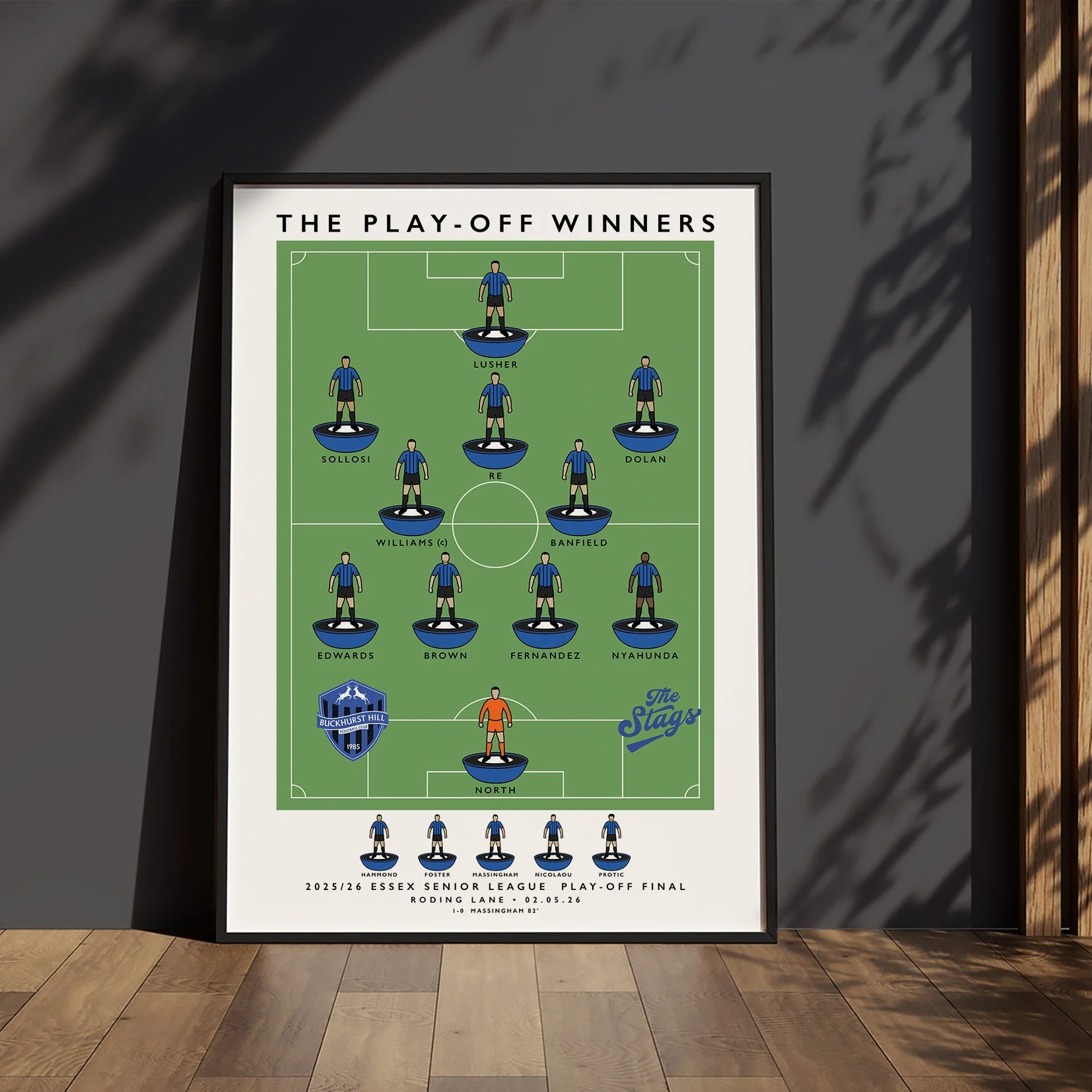 Buckhurst Hill FC The Play-Off Winners 2026 Poster