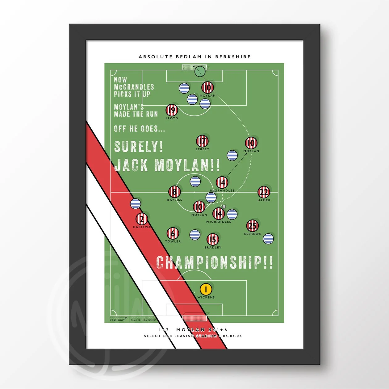 Lincoln City Moylan Goal Framed Print.jpg