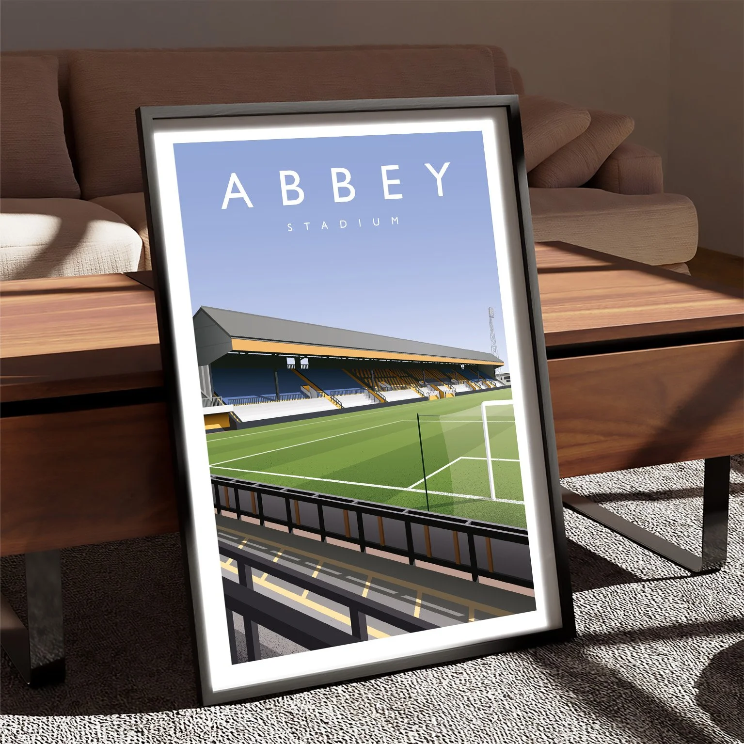 Abbey Stadium From The Newmarket Road Terrace Poster.jpg