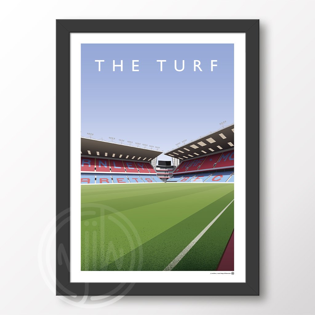 Burnley Turf Moor Poster