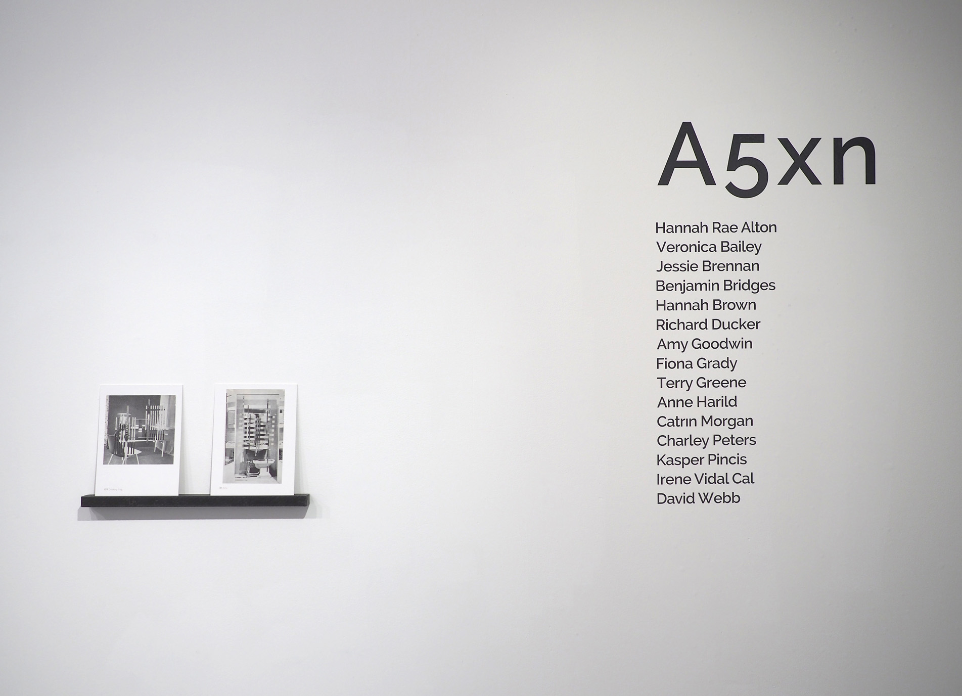 A5xn installation view