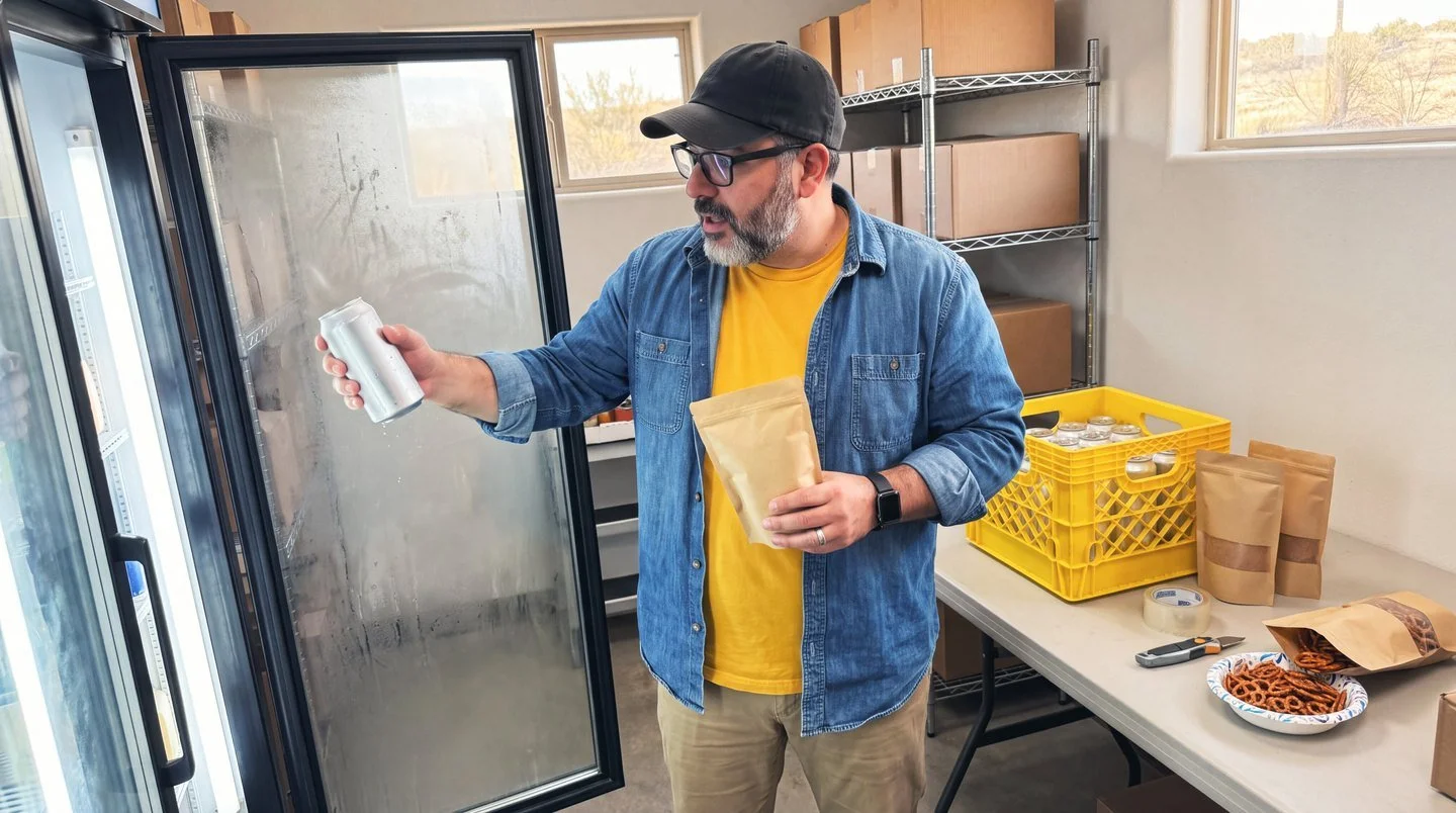 Food and beverage branding agency: a chip bag and a cold can don't sell the same way