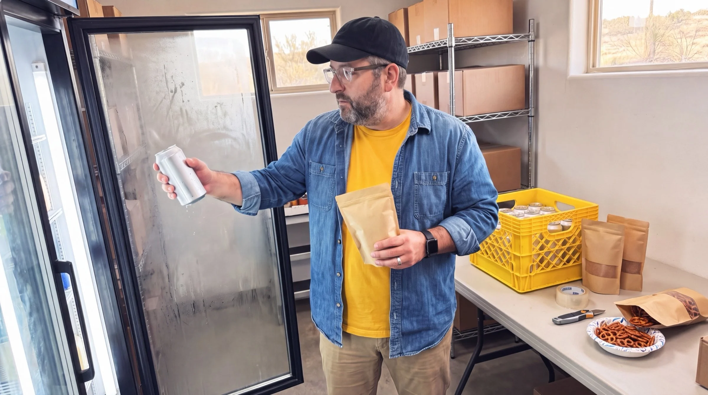 Food and beverage branding agency: a chip bag and a cold can don't sell the same way