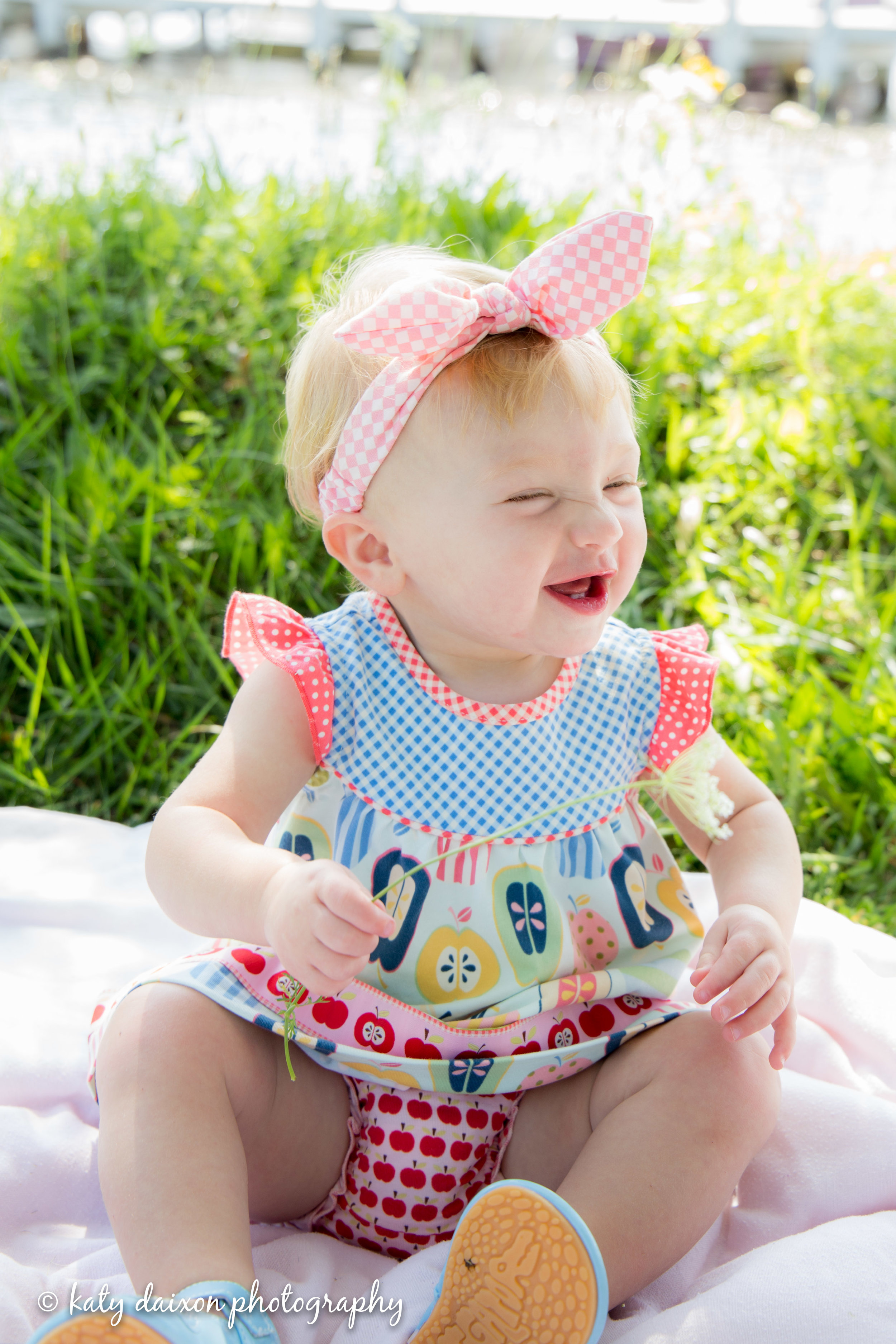  Particularly worth it when she grabbed this wildflower and tickled herself with it. Best. Laugh. Ever. 