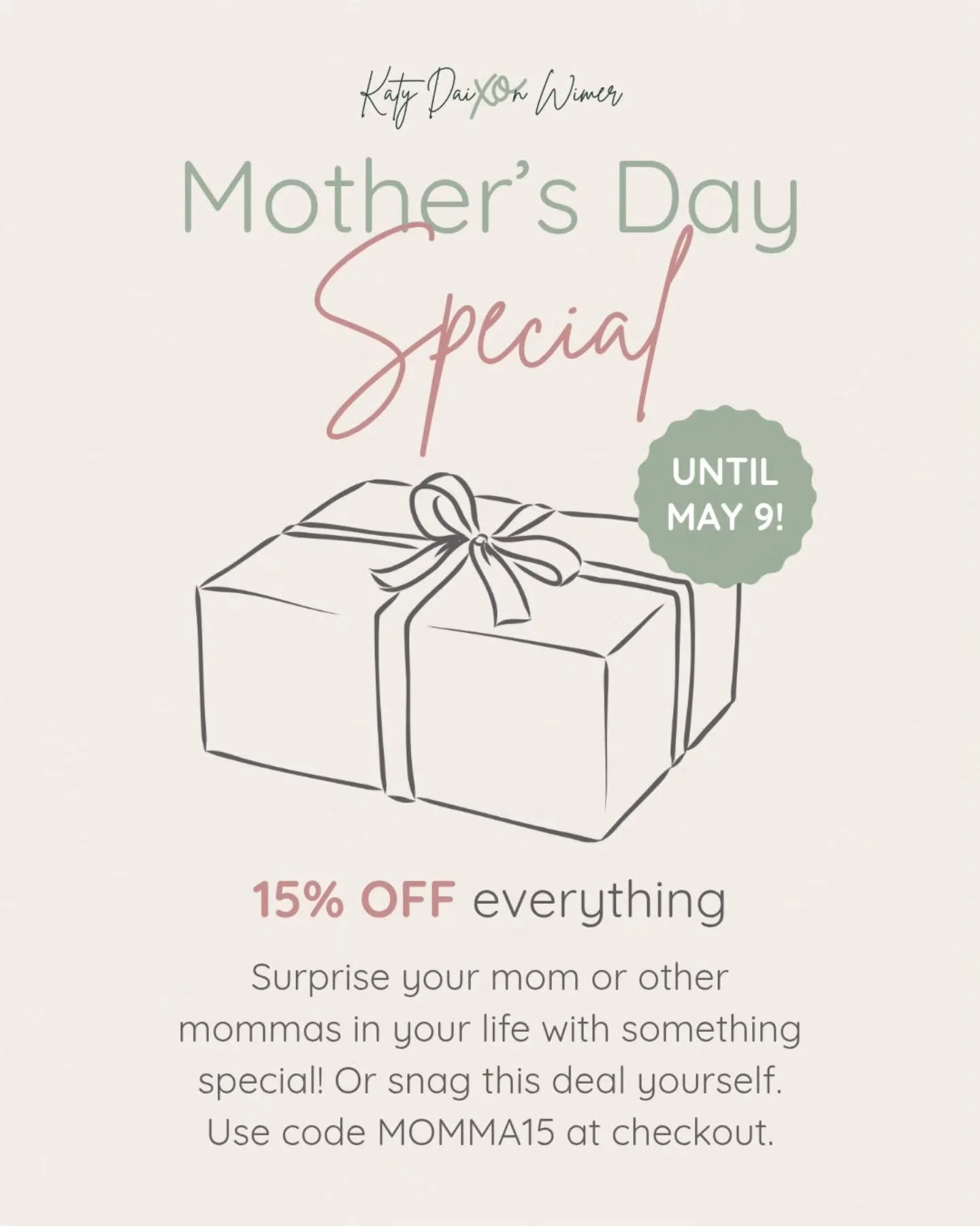 For the next 3 days, you can get a little somethin' somethin' for your mom, other mommas in your life, or yourself for Mother's Day!

Head to the 🔗 in my bio to choose a
💕 private tarot reading
💕 portrait session
💕 somatic movement practice
💕 po