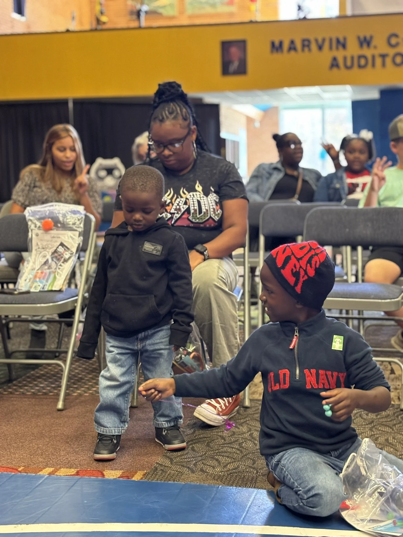 Through our community partnerships, like PBS, Wilson Arts, and the Wilson County Public Library, our participants and their families are able to feel seen and included in community events.  We are able to educate the general public about i/dd to brin
