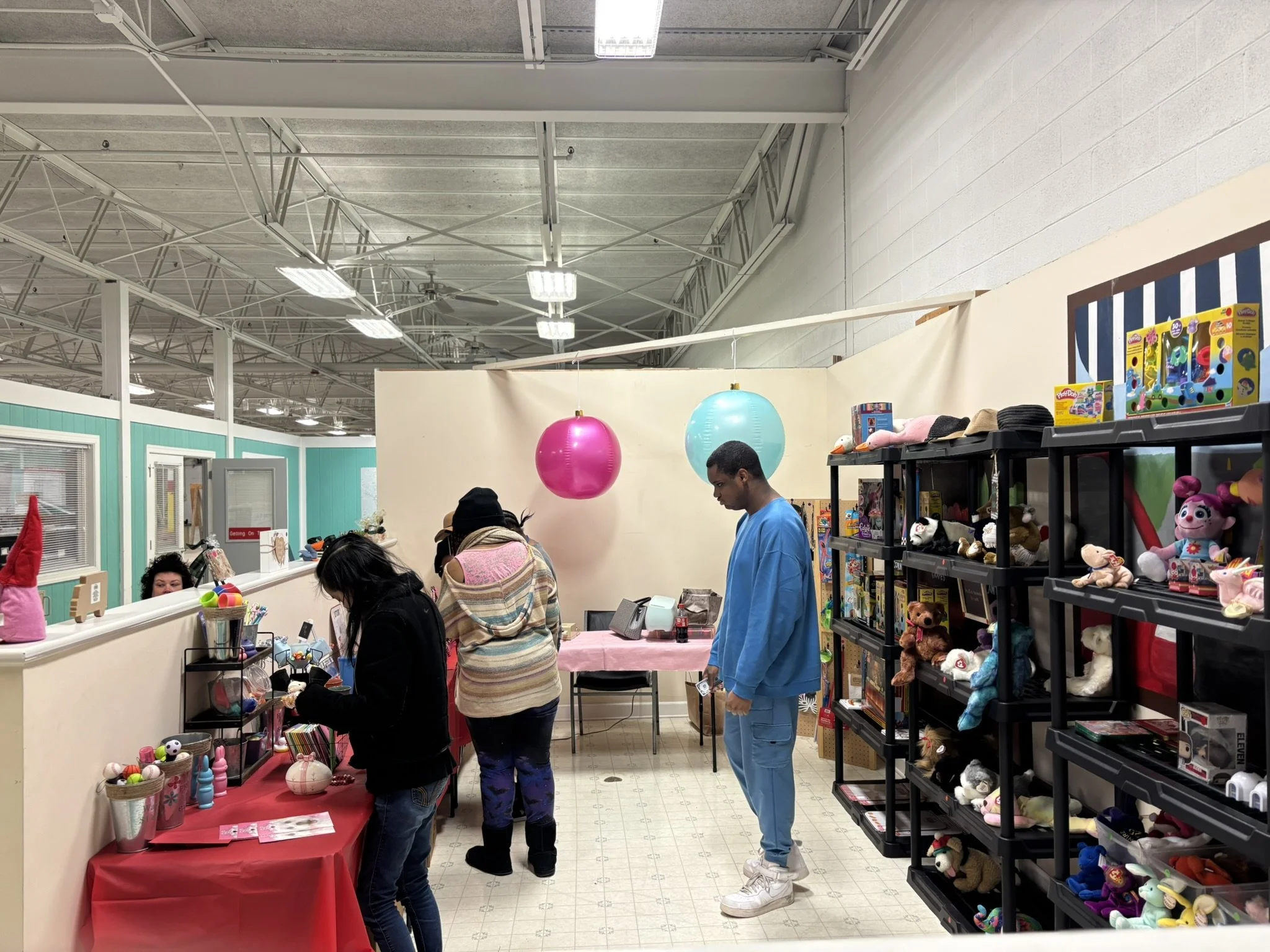Our adult participants enjoy shopping at the Gifted Boutique at Diversified Opportunities each month