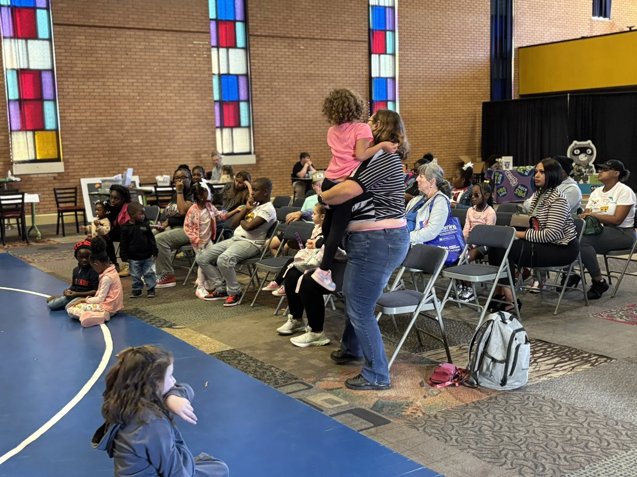 Through our community partnerships, like PBS, Wilson Arts, and the Wilson County Public Library, our participants and their families are able to feel seen and included in community events.  We are able to educate the general public about i/dd to brin
