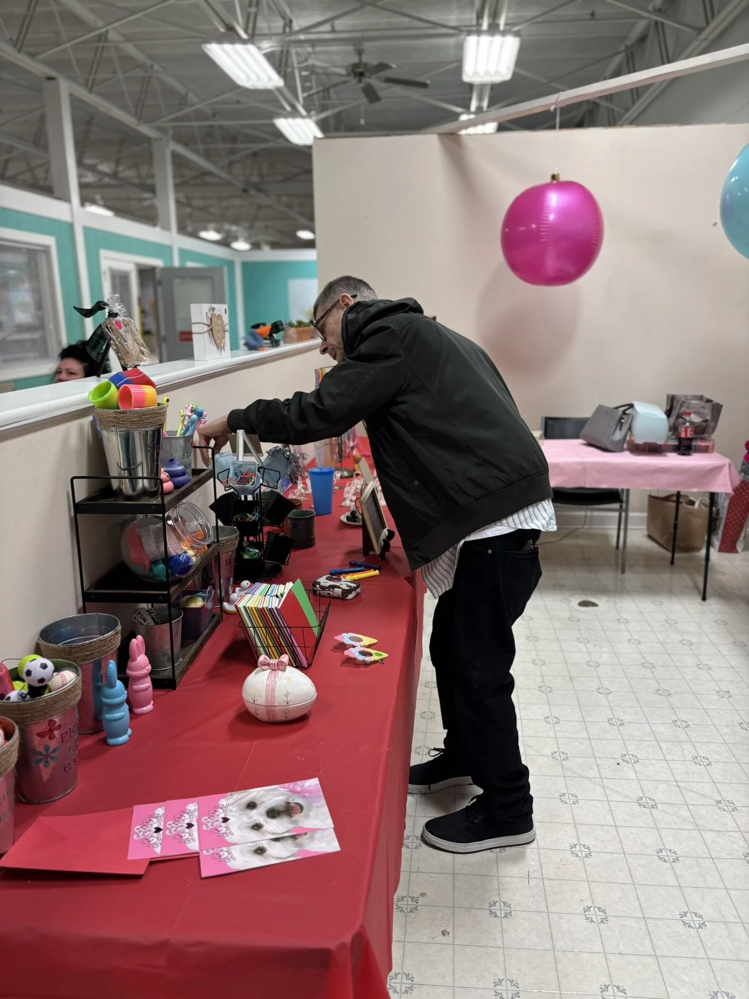 Our adult participants enjoy shopping at the Gifted Boutique at Diversified Opportunities each month