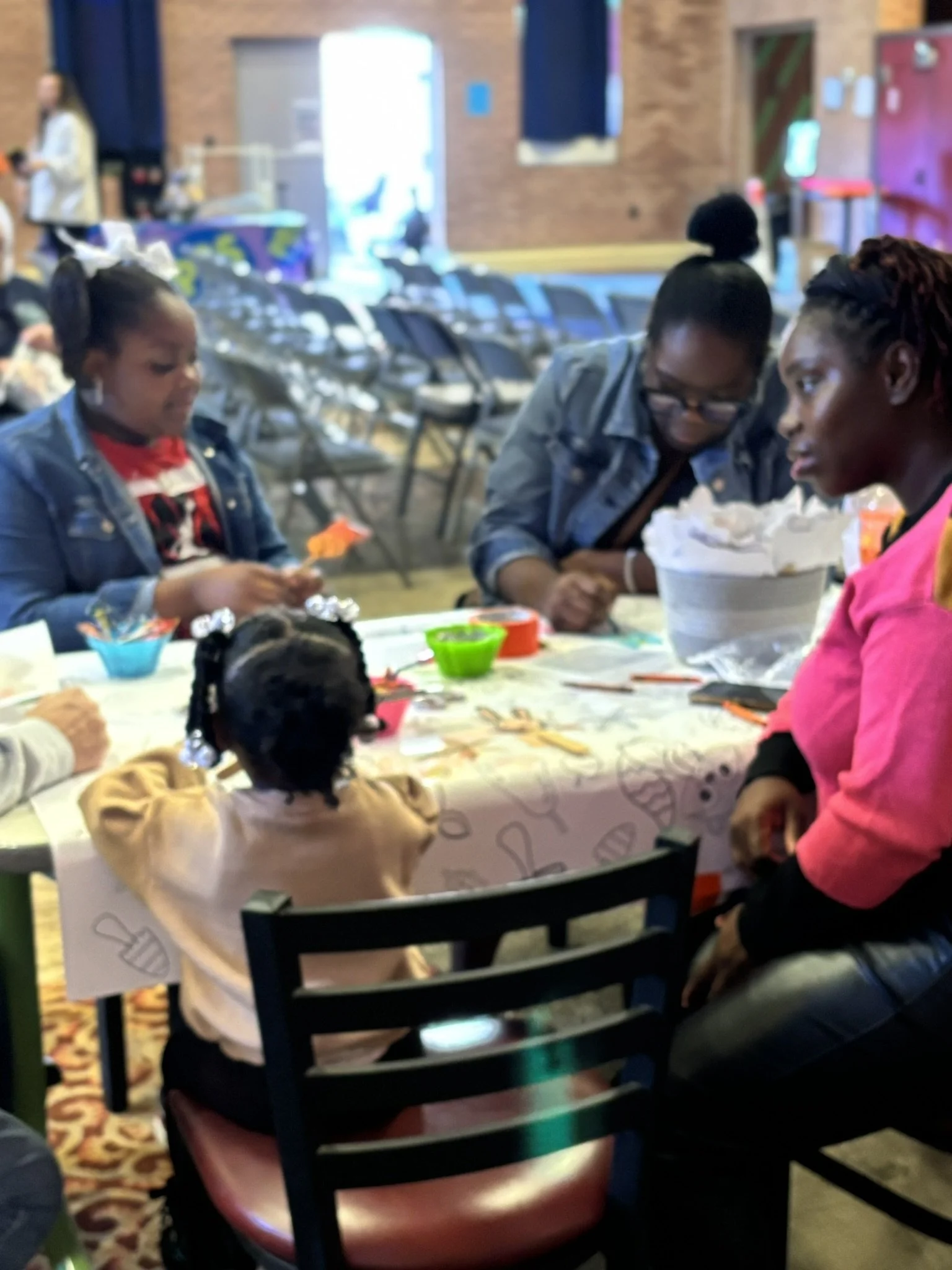 Through our community partnerships, like PBS, Wilson Arts, and the Wilson County Public Library, our participants and their families are able to feel seen and included in community events.  We are able to educate the general public about i/dd to brin