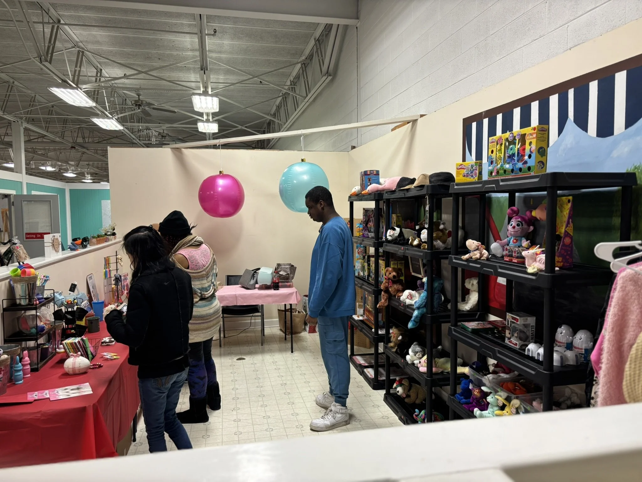 Our adult participants enjoy shopping at the Gifted Boutique at Diversified Opportunities each month