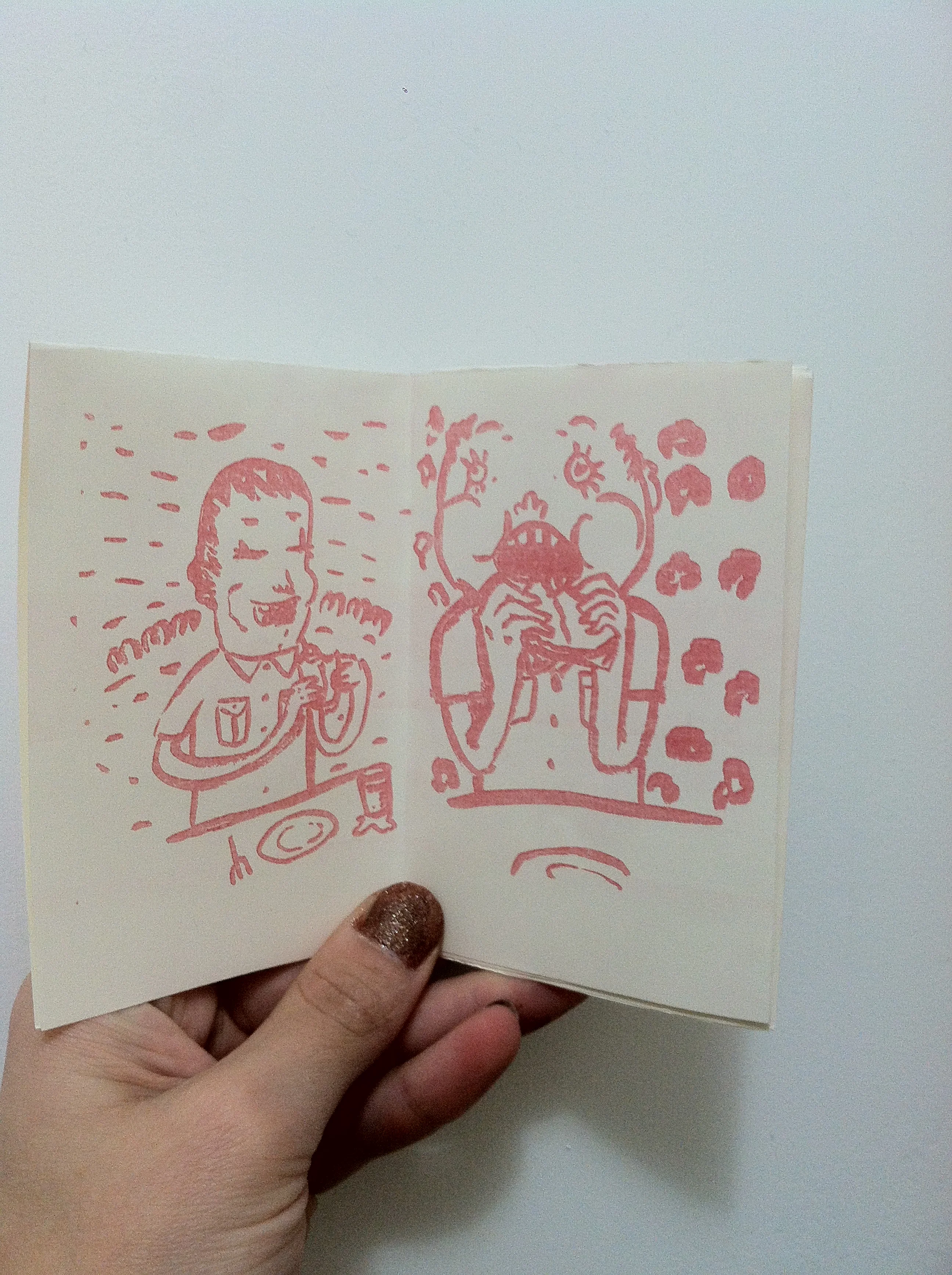 Kidsblood Sandwich, 2014 Folded riso mini