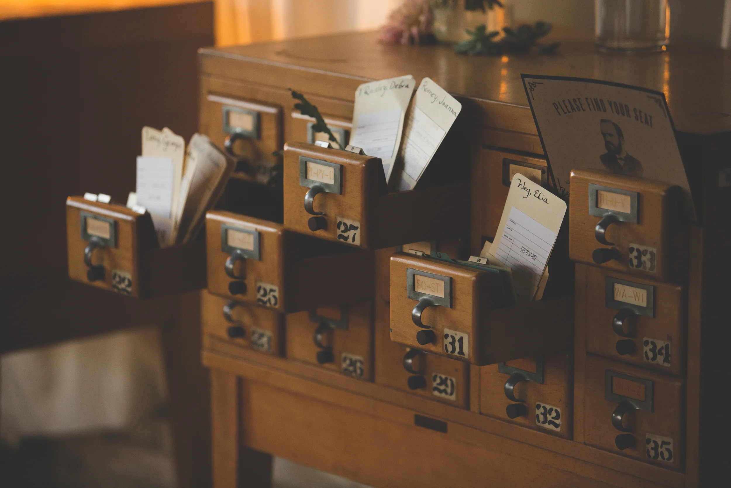 Lee + Rebecca : Place Cards