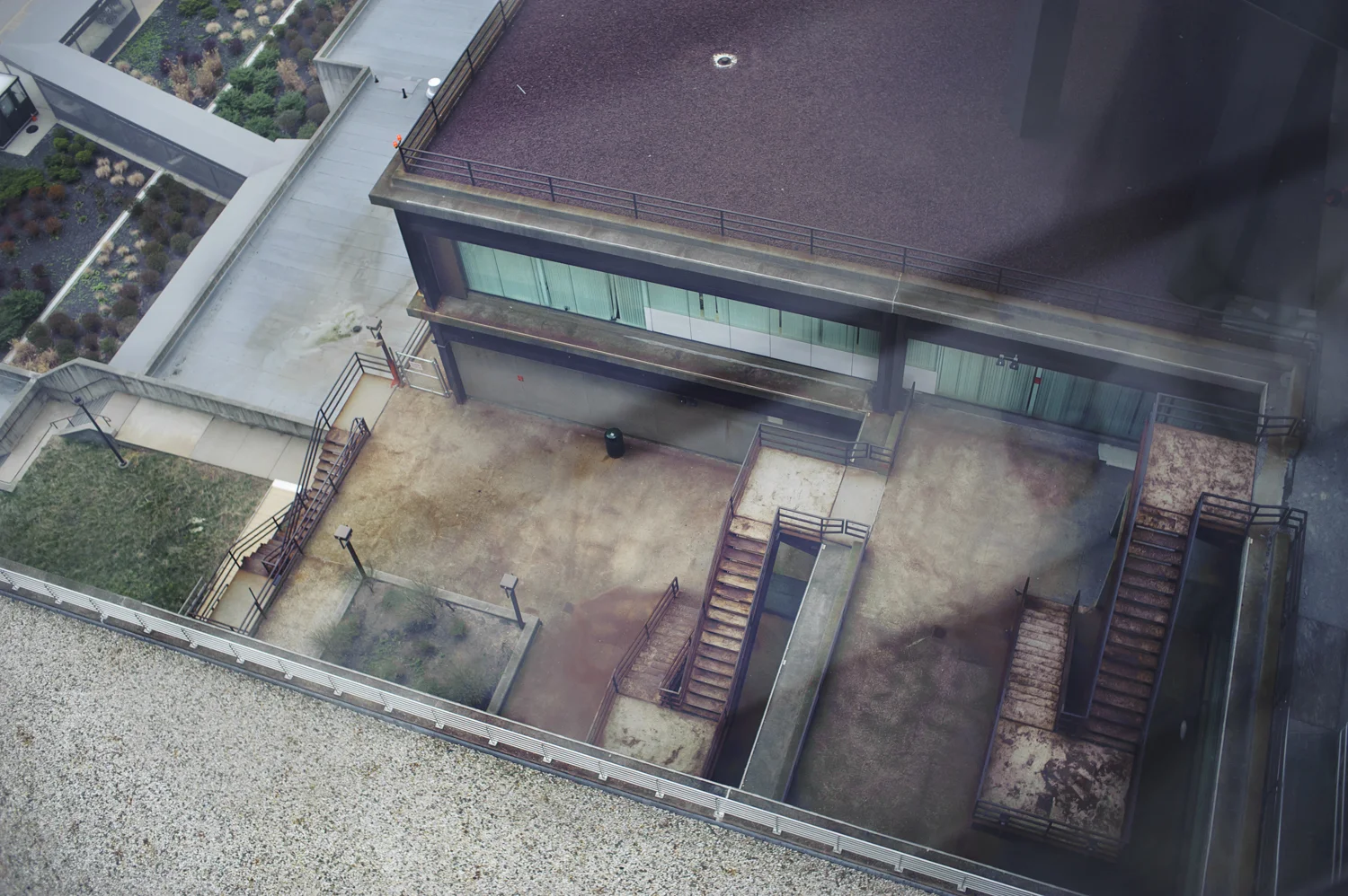  The view from a skybridge near Mitch's room at Stony Brook University Medical Center. Mitch, diagnosed at age&nbsp;20, &nbsp;was required to undergo approximately 19 alternating weeks of radiation treatment combined with chemotherapy in order to mak