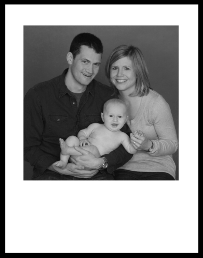 Square image framed such as 8x8", 10x10", or 11x11"