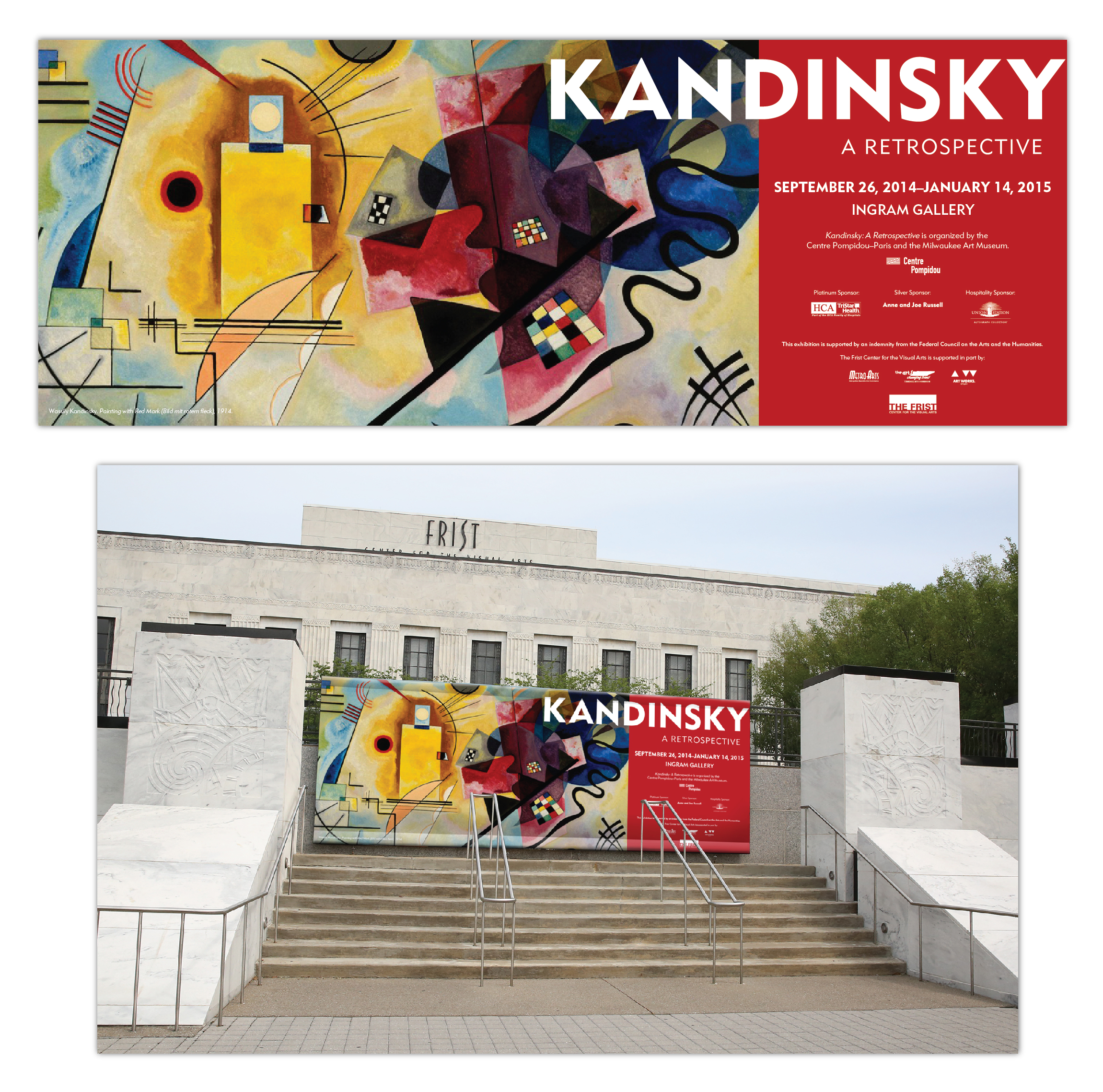 Kandinsky: A Retrospective Exhibit Banner