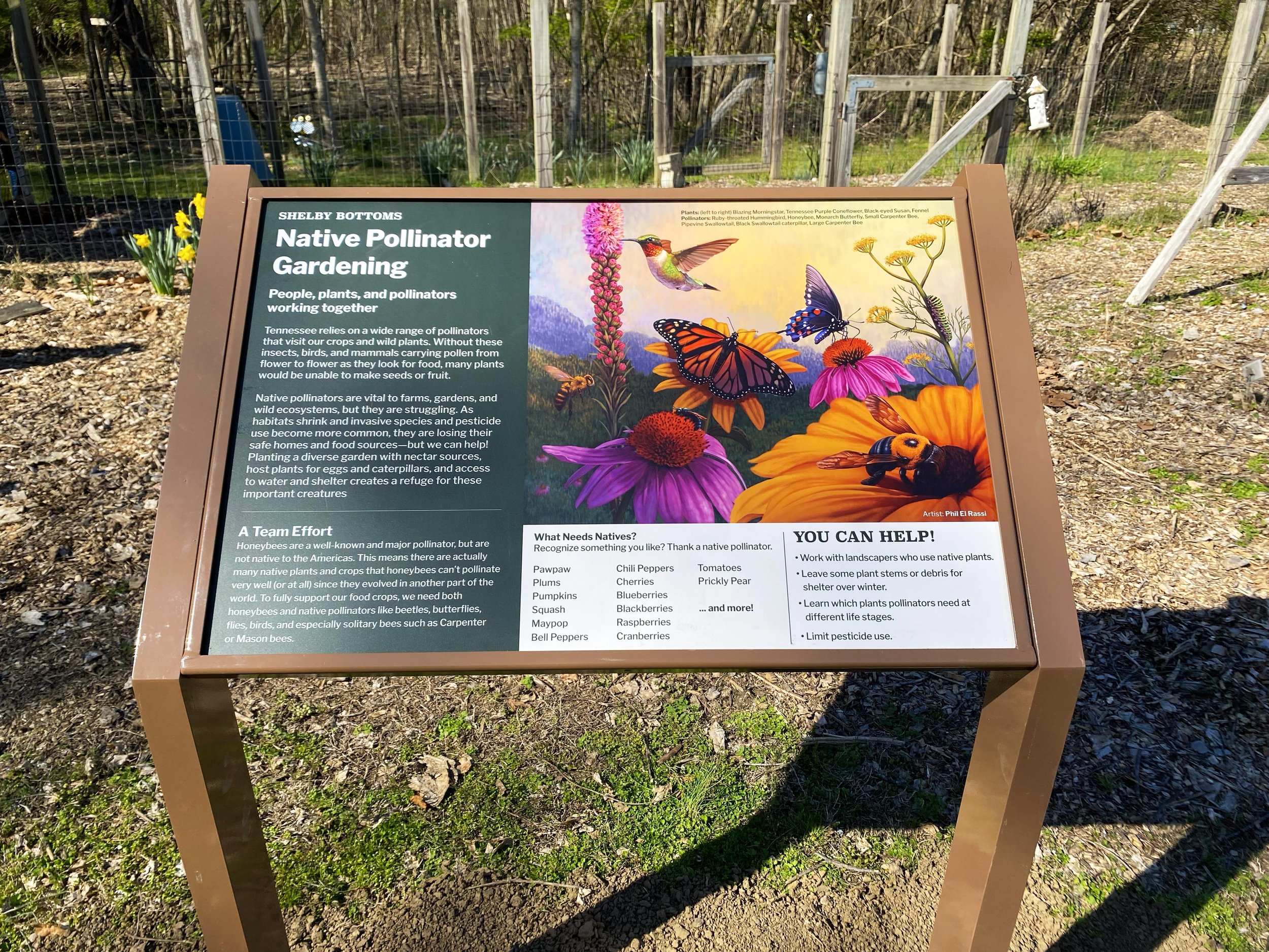 Nashville Parks trail signage