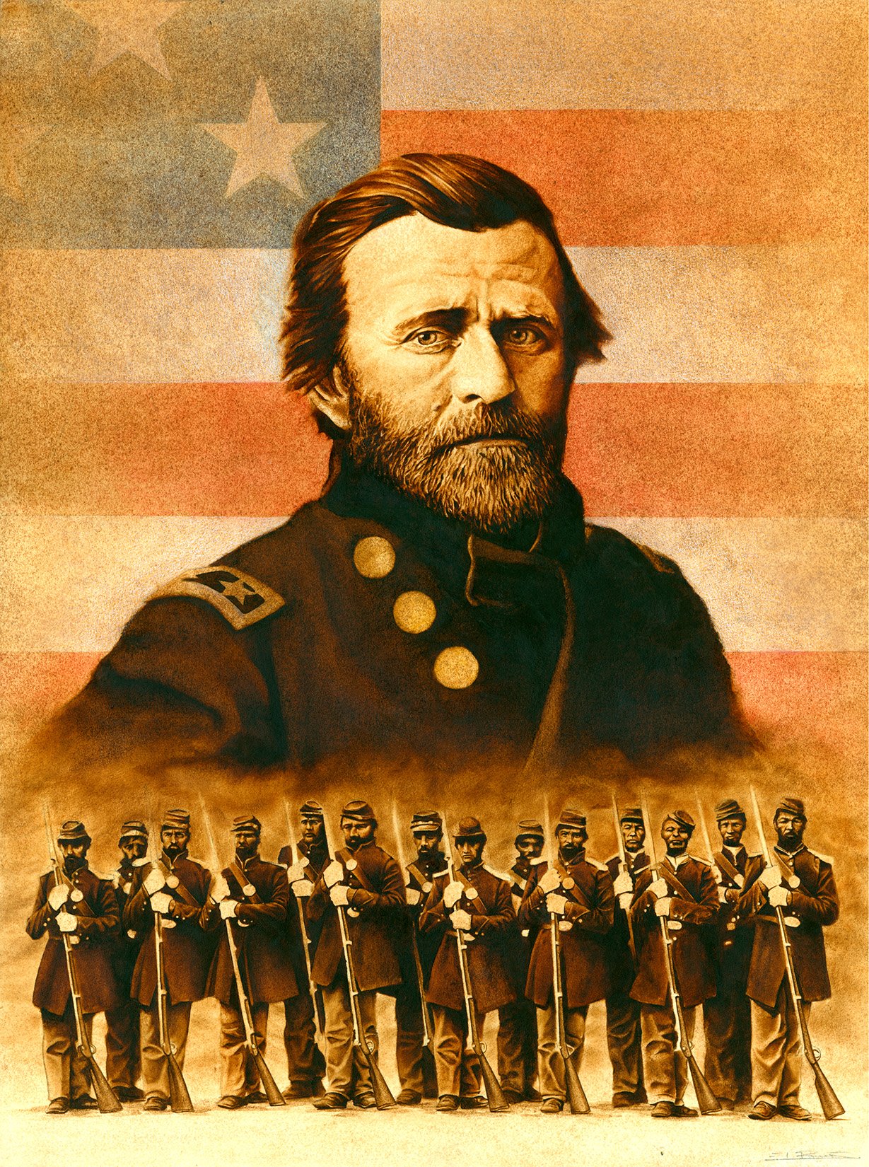 General Grant and the 54th Massachusetts