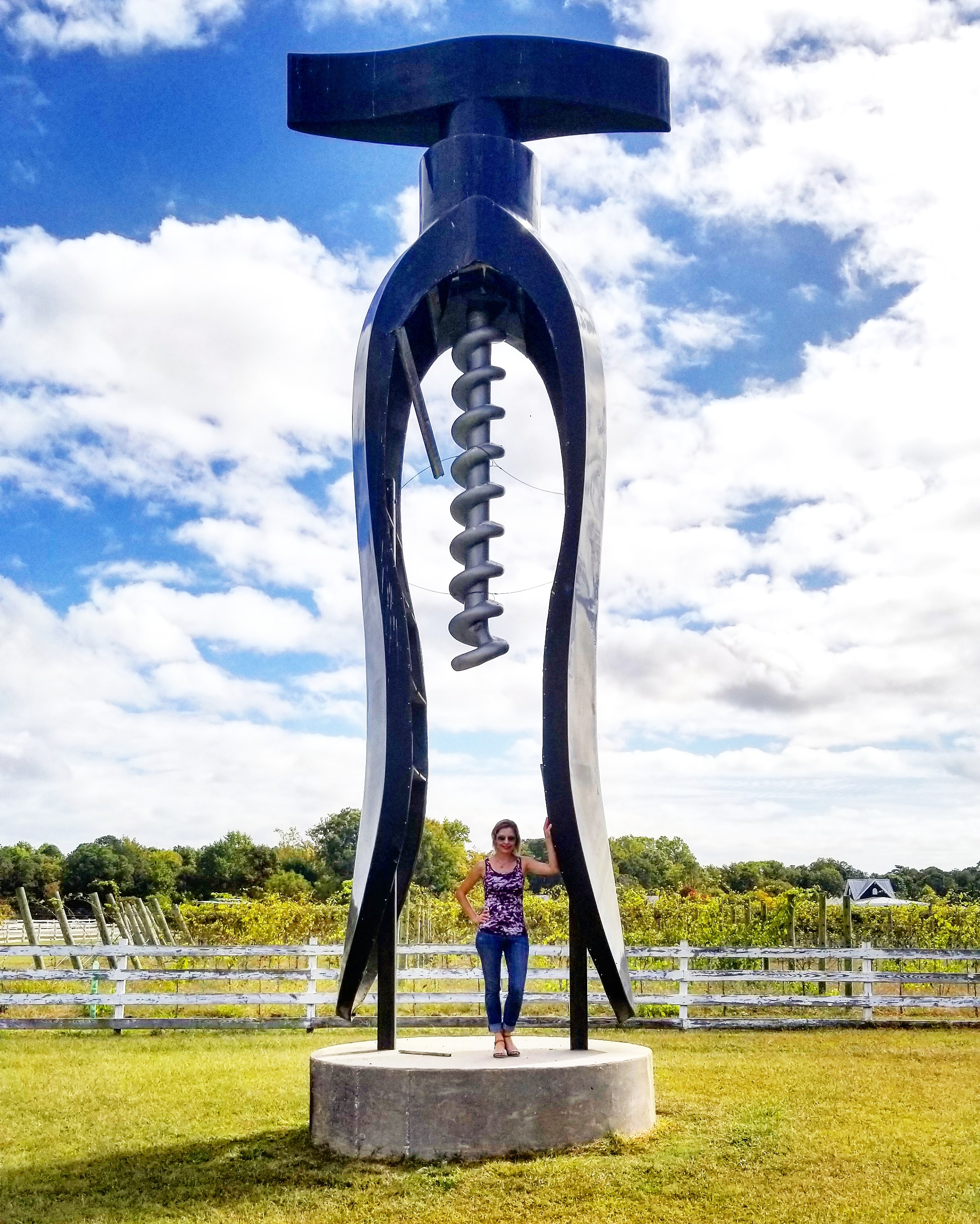 Tasting wine on Virginia's Northern Neck.