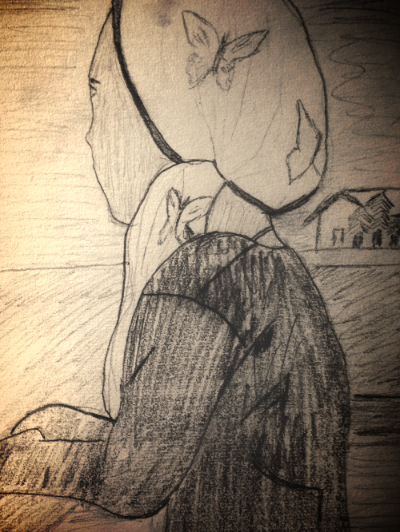 A self-portrait by Siobhan.