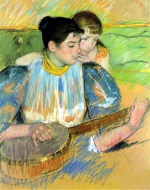 Mary Cassatt, The Banjo Lesson , 1893