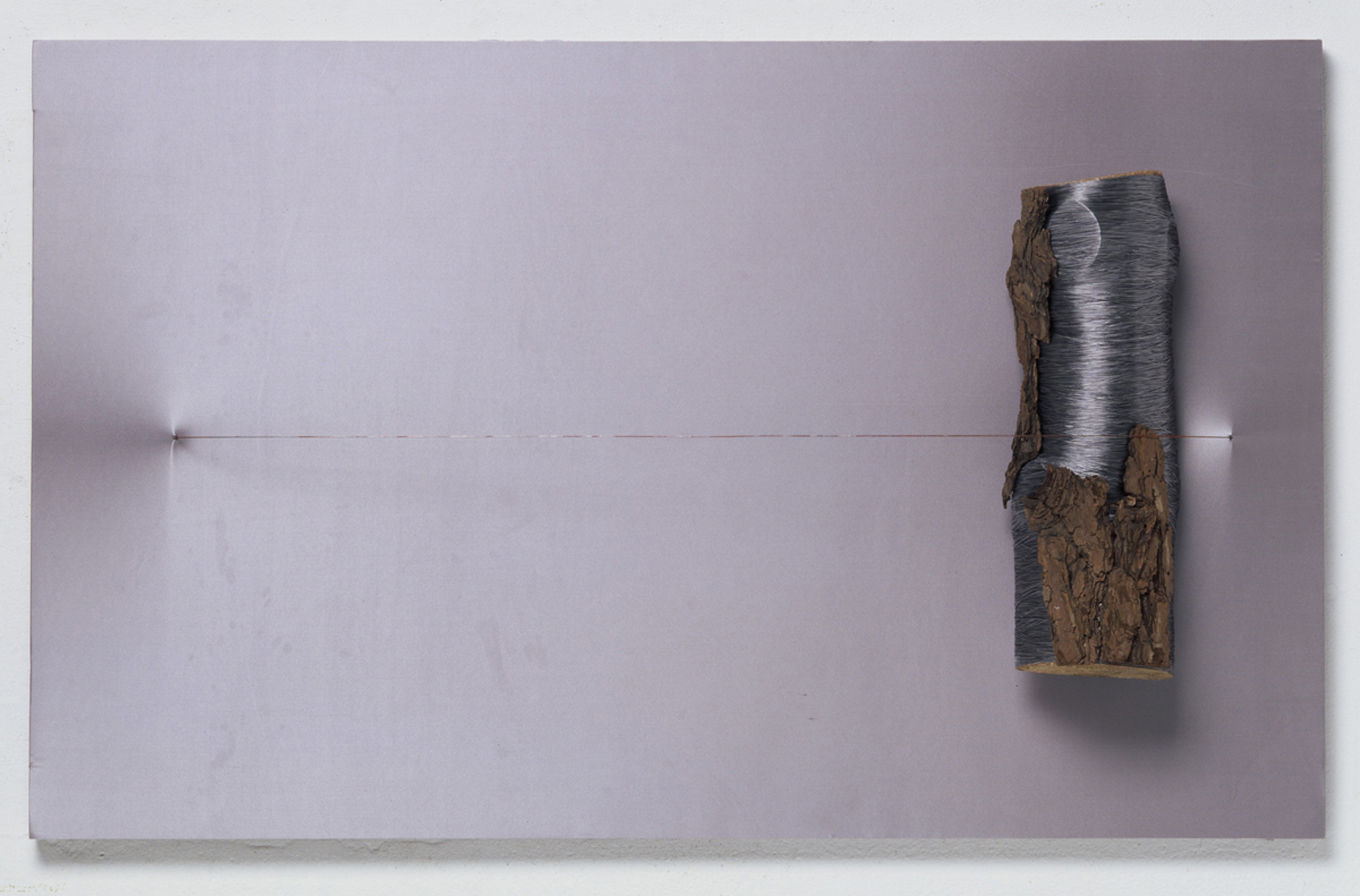   An Extrovert I , 2004,&nbsp;Rayon Coiled Wood, Wire on Silk, 25.5 x 41.3 x 4 inches(65 x 105 x 10 cm) 