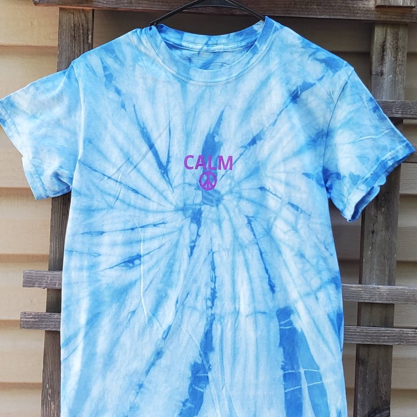 Keep cool stay calm in the NEW Calm Tie-Dye t shirt☮ Free shipping on orders $40+ 

#streetwear #promo #shopsmall #virgina #ccc #summerfit #summer #clothing #clothingbrand #fxbg #tiedye  #tshirt #like4like #instagood #drip #smallbusiness #photoofthed