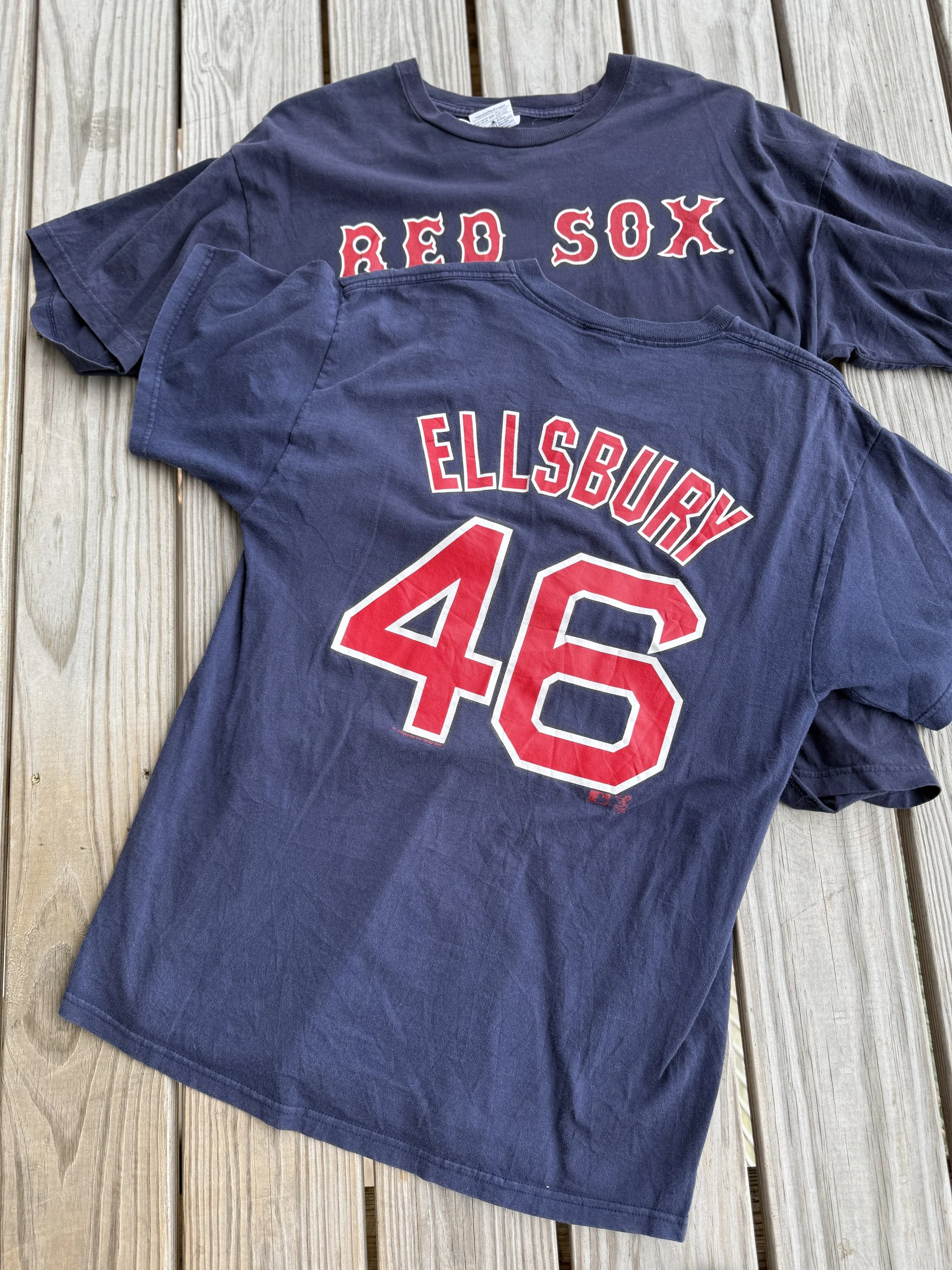 Boston Red Sox's Ellisburry Jersey T-Shirt (Large)