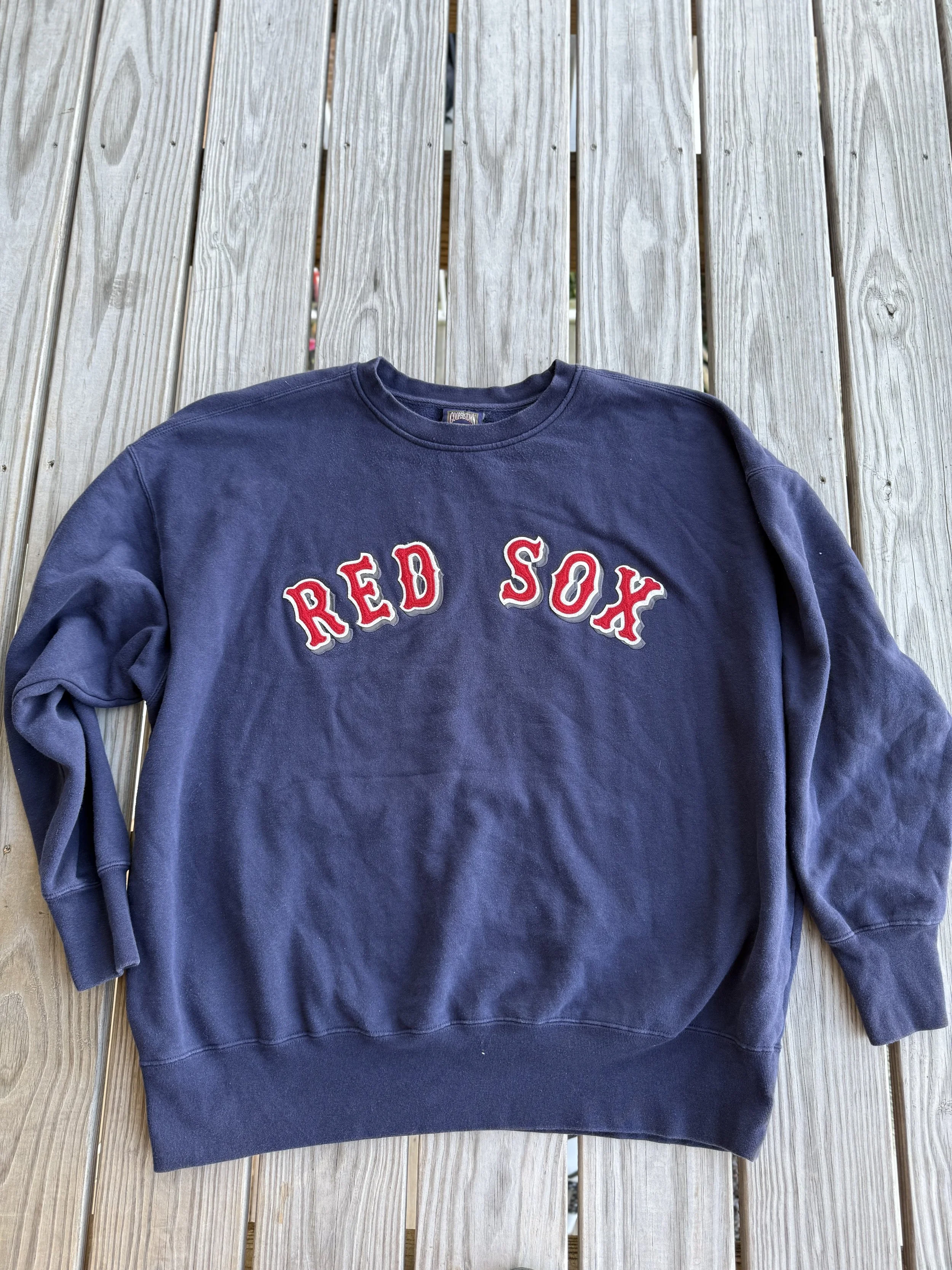 Boston Red Sox Cooperstown crewneck sweatshirt (2XL)