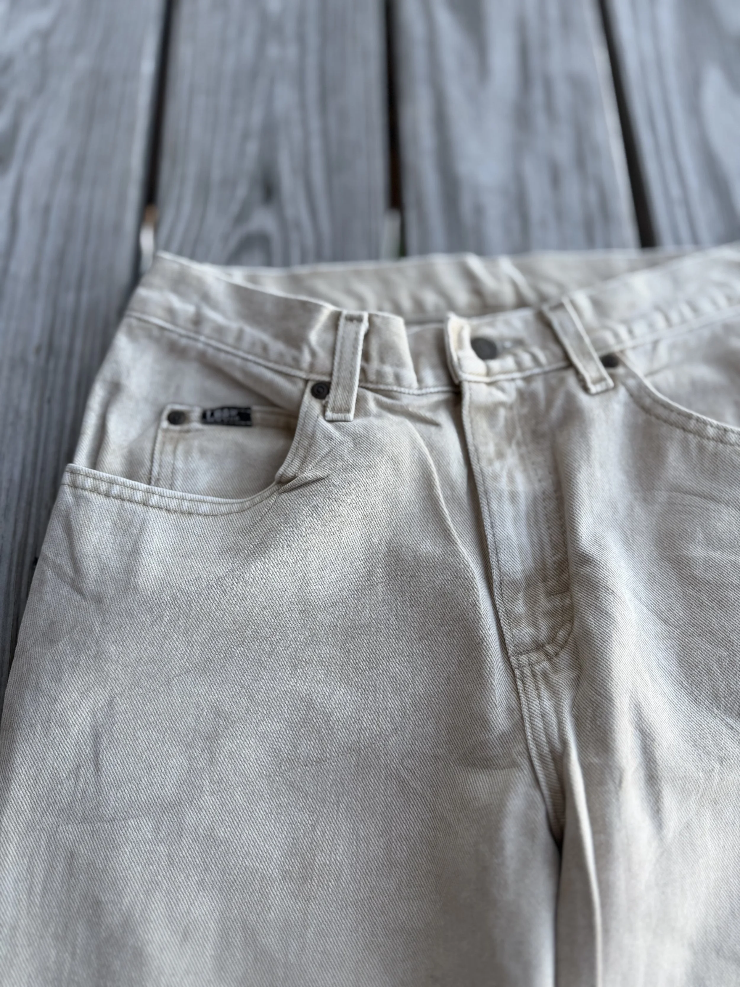 Lee Dungarees in Beige (31x32)