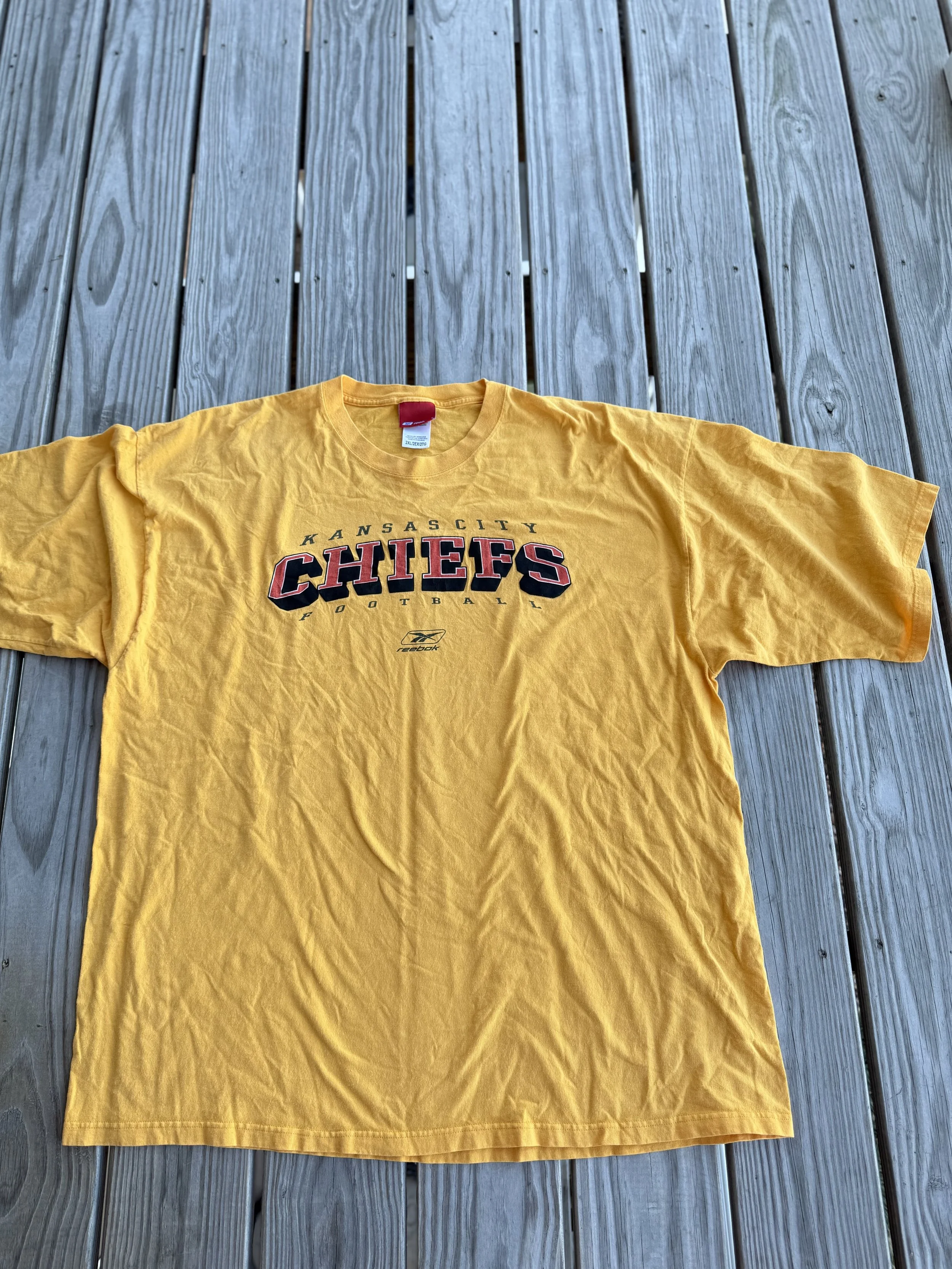 Kansas City Chiefs Reebok T-shirt (2XL)